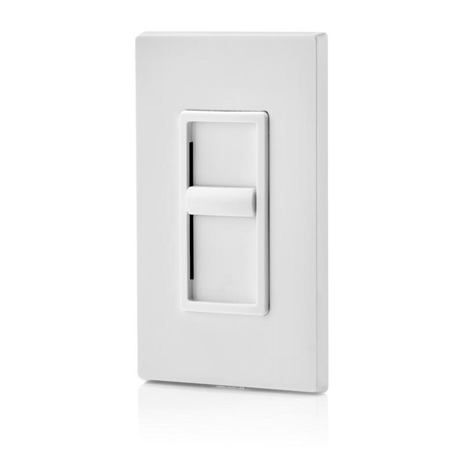 Leviton Decora SureSlide White 600 W Slide Dimmer Switch 3 pk