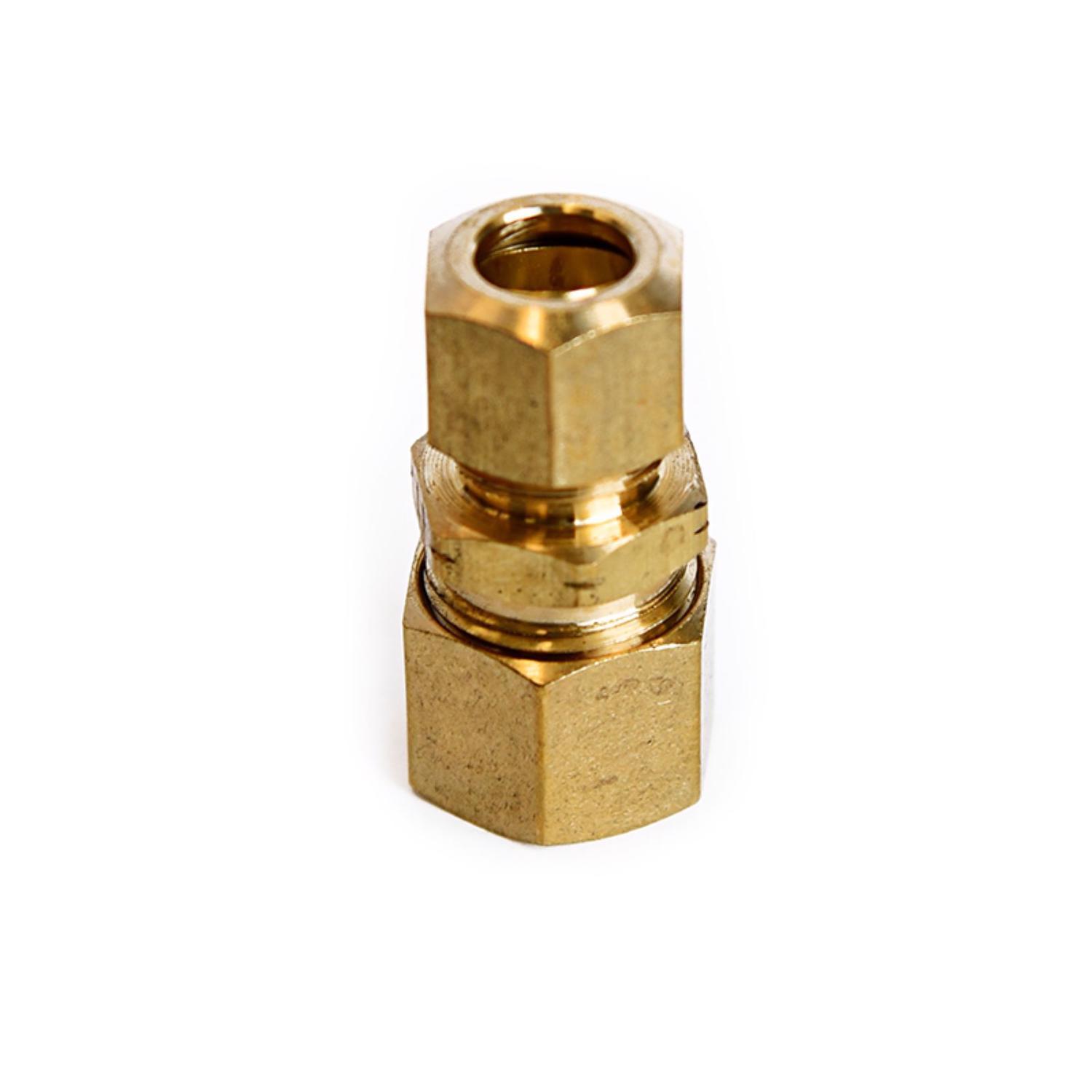 ATC 1/2 in. Compression 3/8 in. D Male Compression Yellow Brass Reducing Union