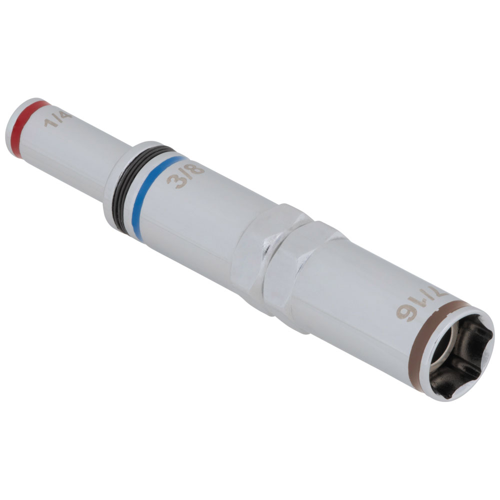 Klein 9-in-1 Pass Through SAE Multi-Nut Driver, Magnetic