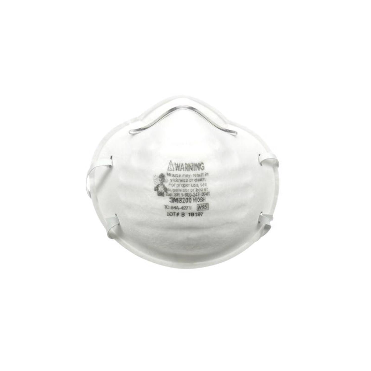 3M N95 Sanding and Fiberglass Respirator White 2 pk