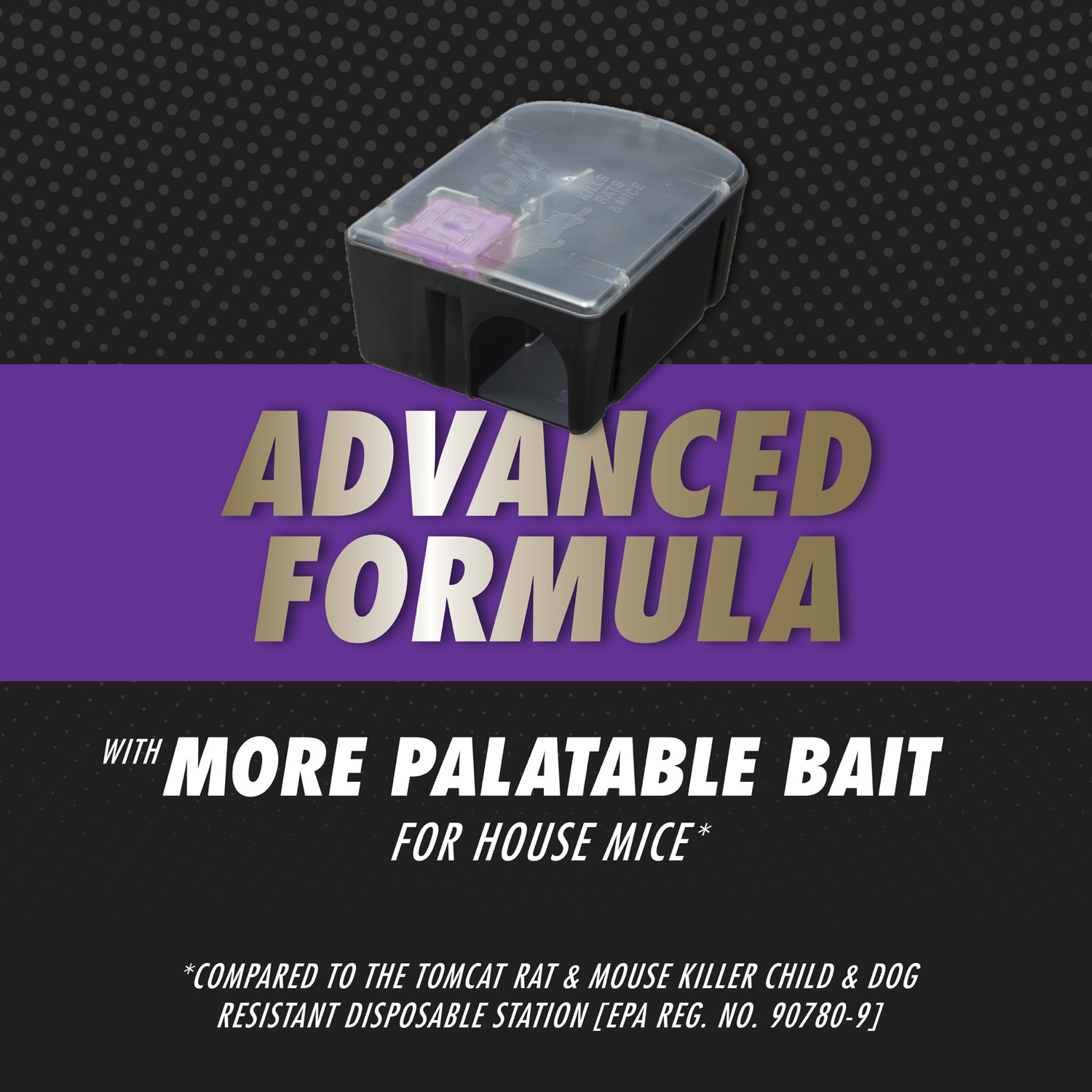 Tomcat Advanced Bait Station and Bait Blocks For Rats 1 pk