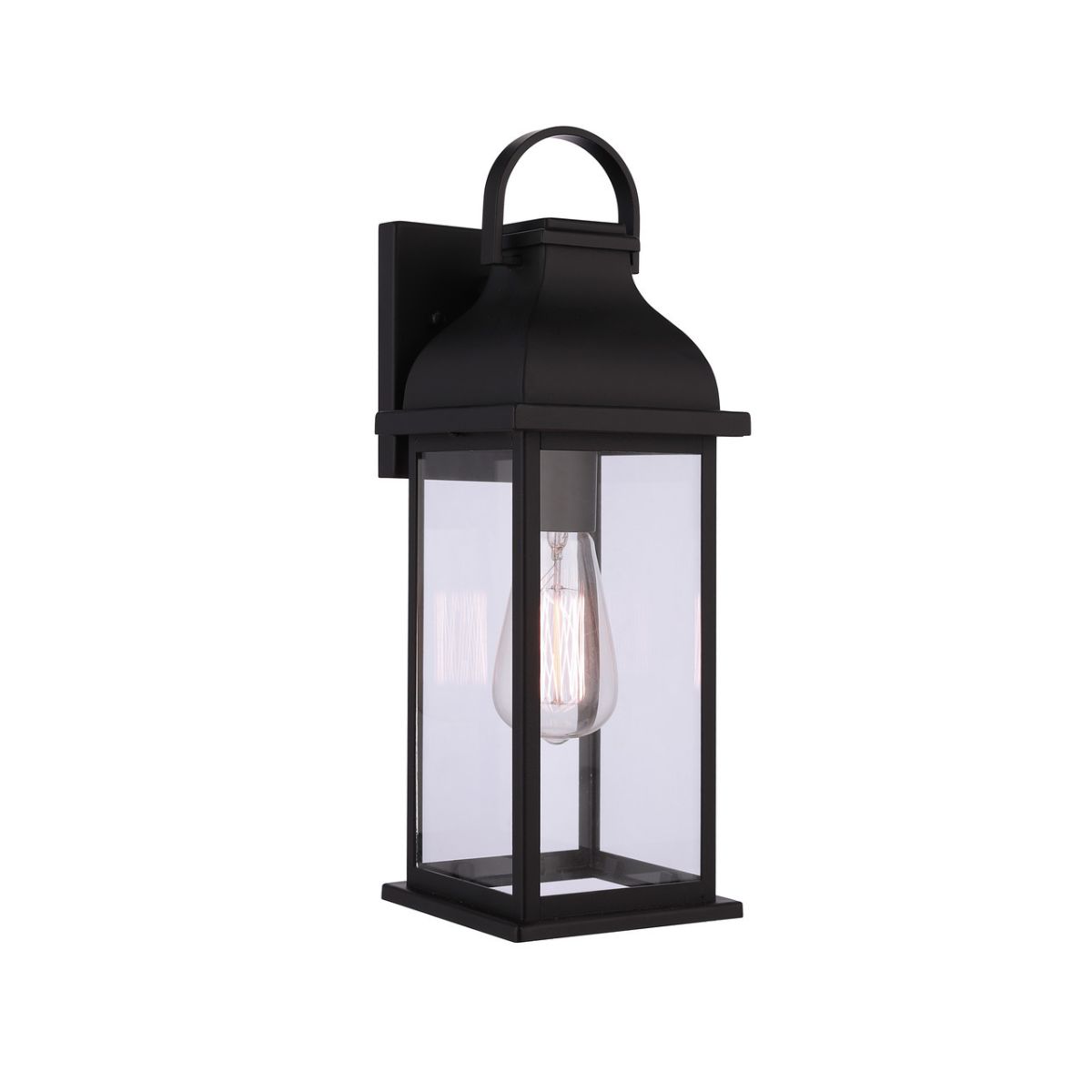 Craftmade Bent Tree 1 Light Outdoor Wall Lantern in Midnight