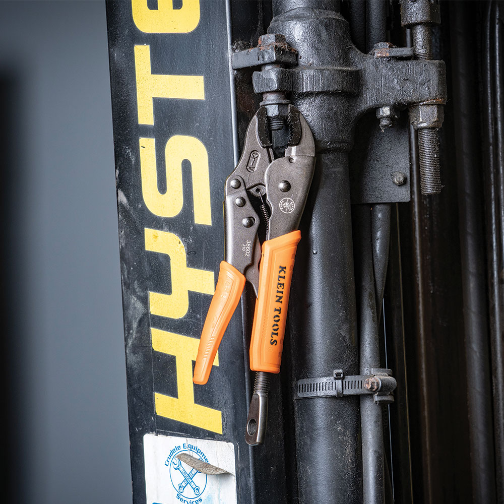 Klein Curved Jaw Locking Pliers, 10-in.