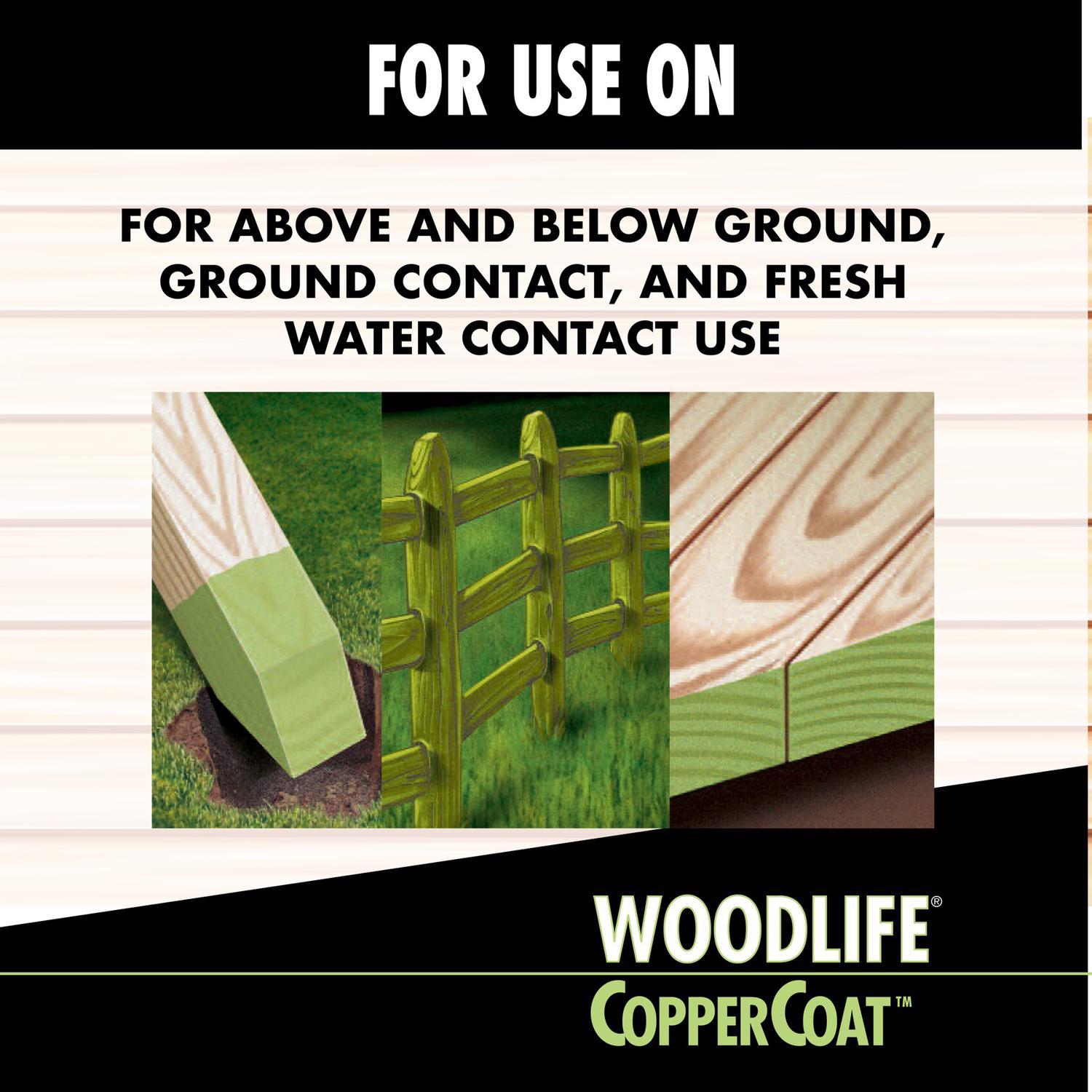 Woodlife Coppercoat Green Water-Based Wood Preservative 0.88 gal
