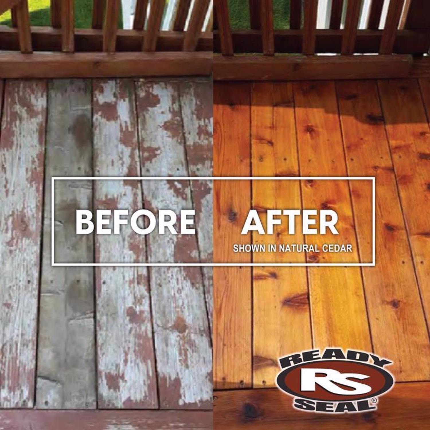 Ready Seal Goof Proof Semi-Transparent Flat Dark Walnut Oil-Based Penetrating Wood Stain/Sealer 5 ga