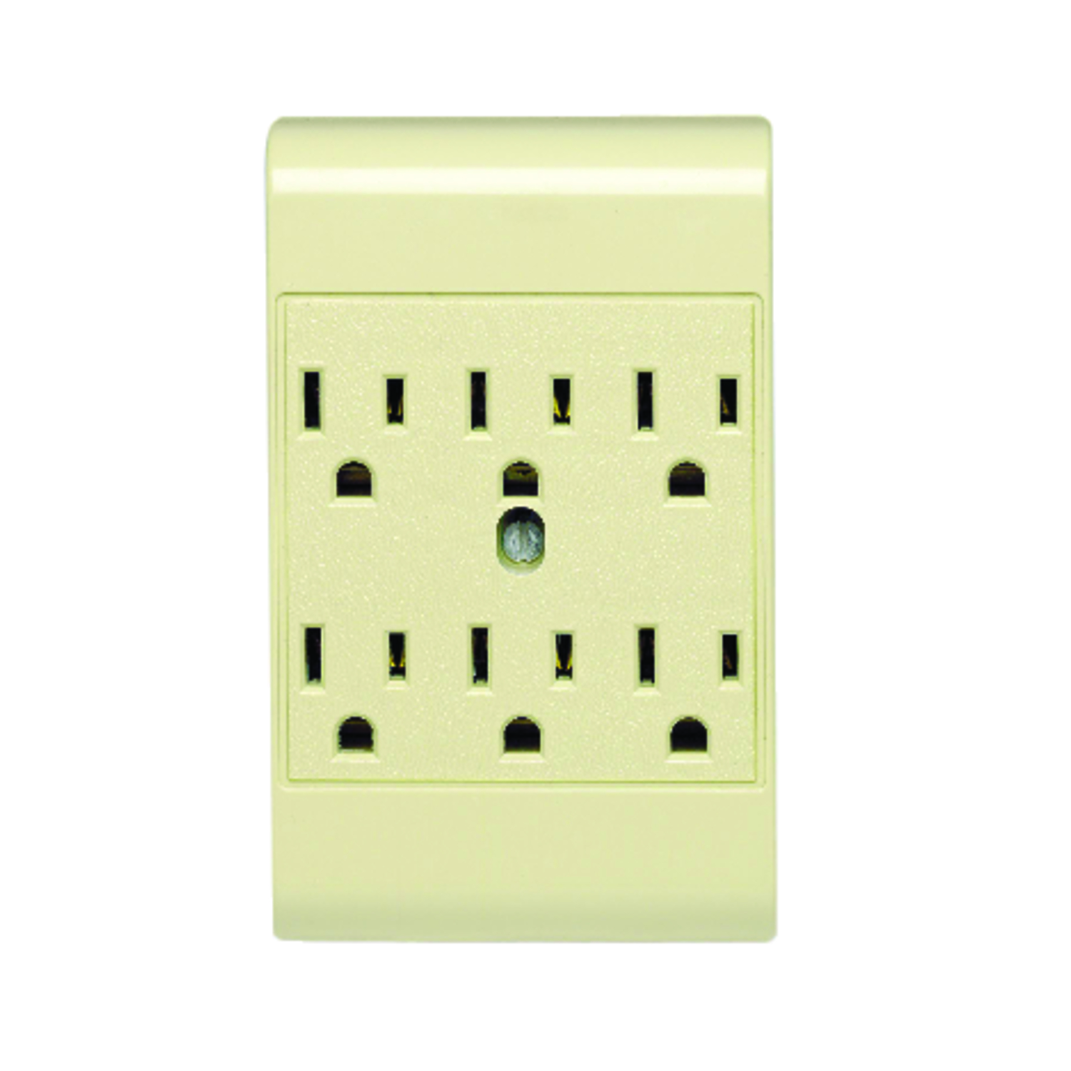 Leviton Polarized 6 outlets Outlet Adapter 1 pk