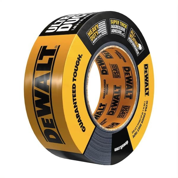 Dewalt 1.88 in. x 30 yds. Ultra-Tough Black Duct Tape (1-Pack)