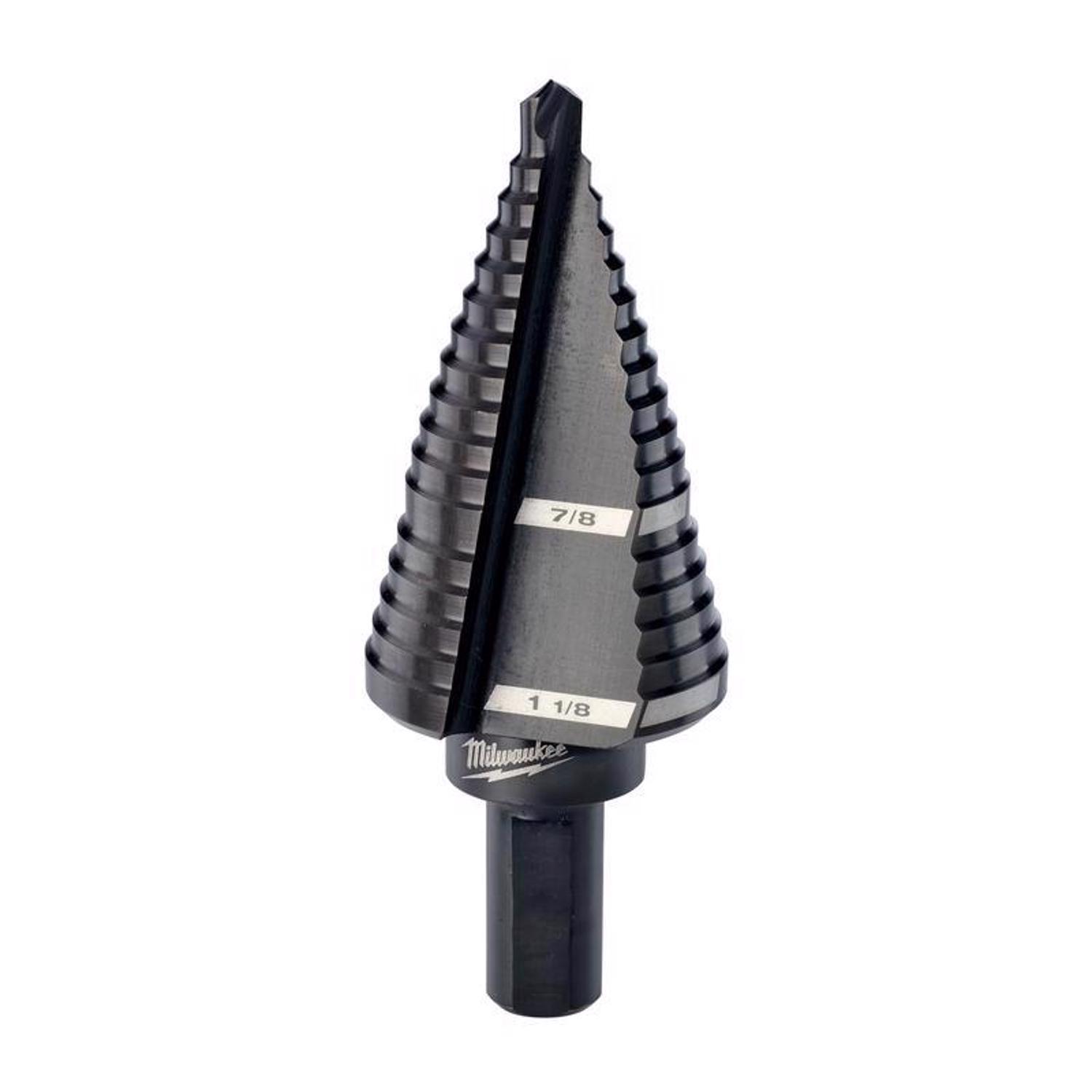 Milwaukee #9 in. X 6 in. L Step Drill Bit 3-Flat Shank 1 pc