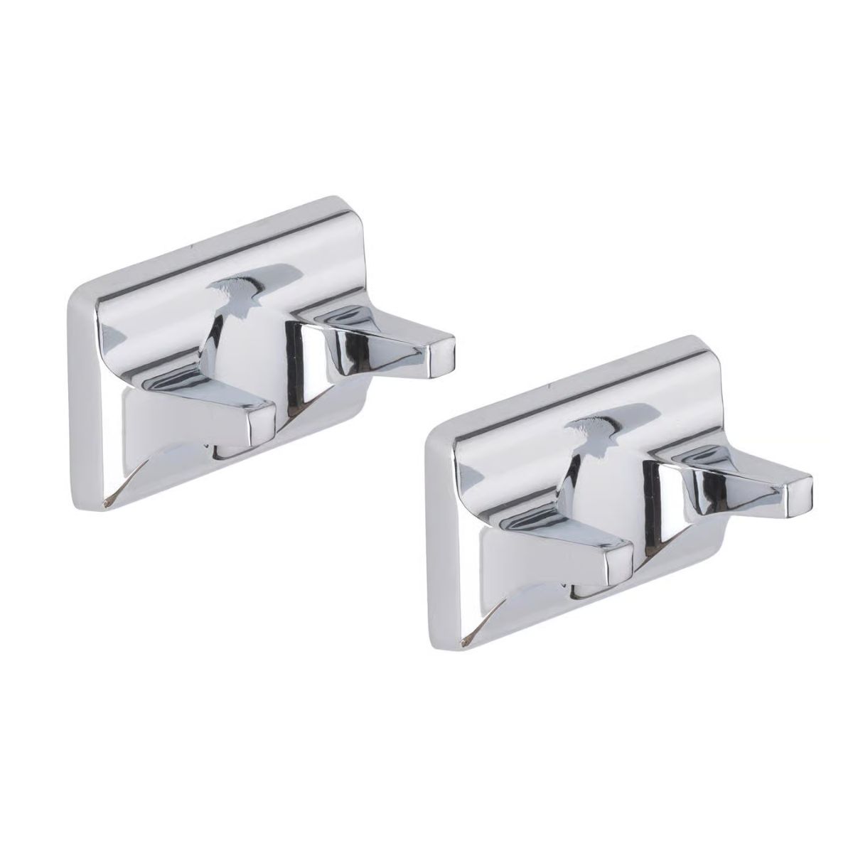 OakBrook Collection Chrome Silver Double Robe Hook