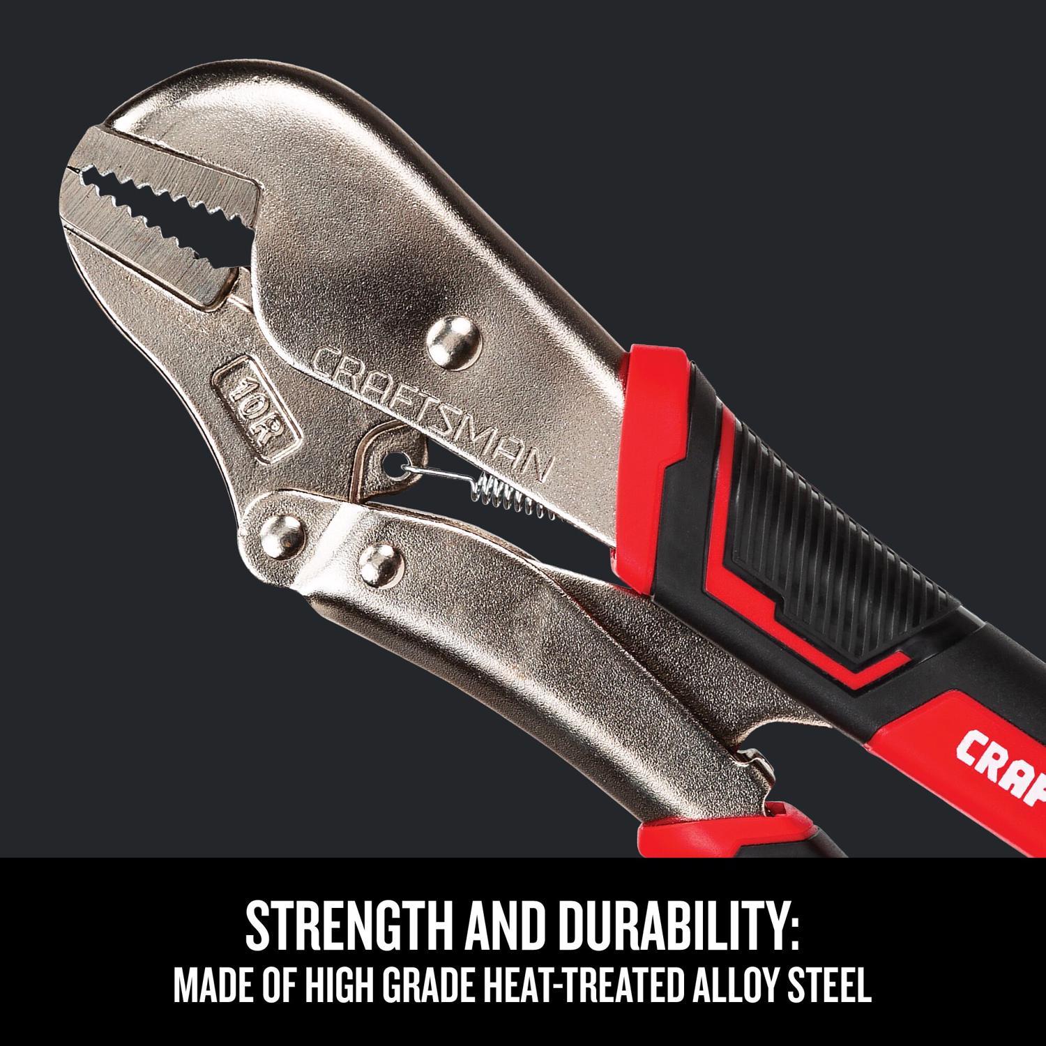 Craftsman 10 in. Alloy Steel Straight Jaw Locking Pliers