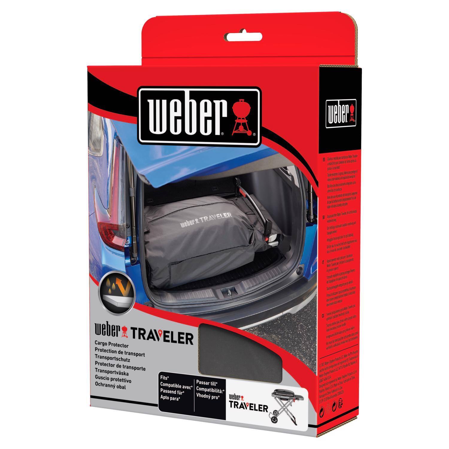 Weber Black Cargo Protector For Weber Traveler Grill