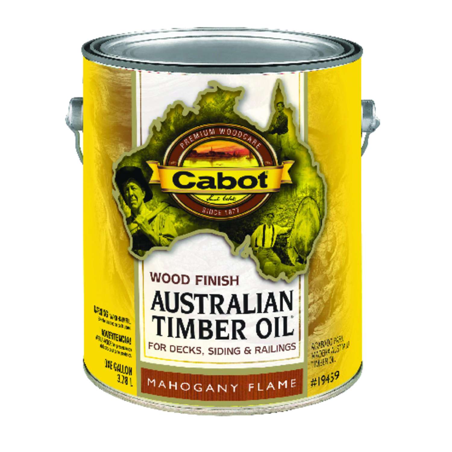 Cabot Australian Timber Oil Low VOC Transparent Mahogany Flame