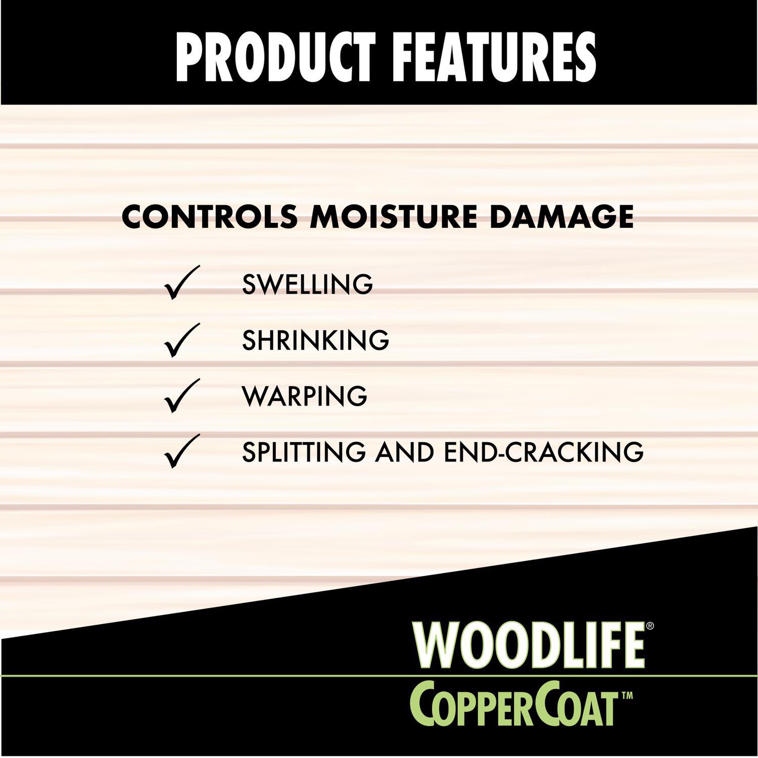 Woodlife Coppercoat Green Water-Based Wood Preservative 0.88 gal