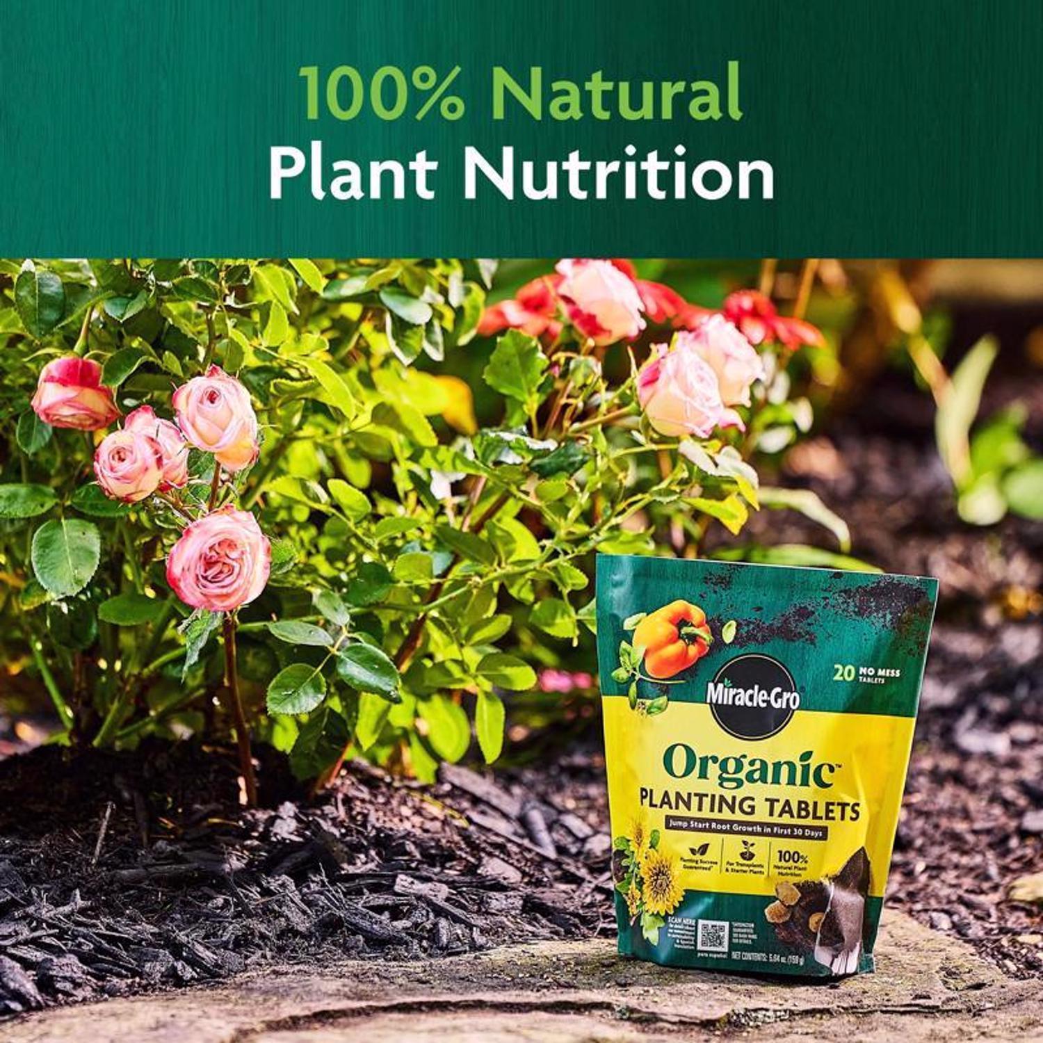 Miracle-Gro Organic Tablets Plant Food 20 ct
