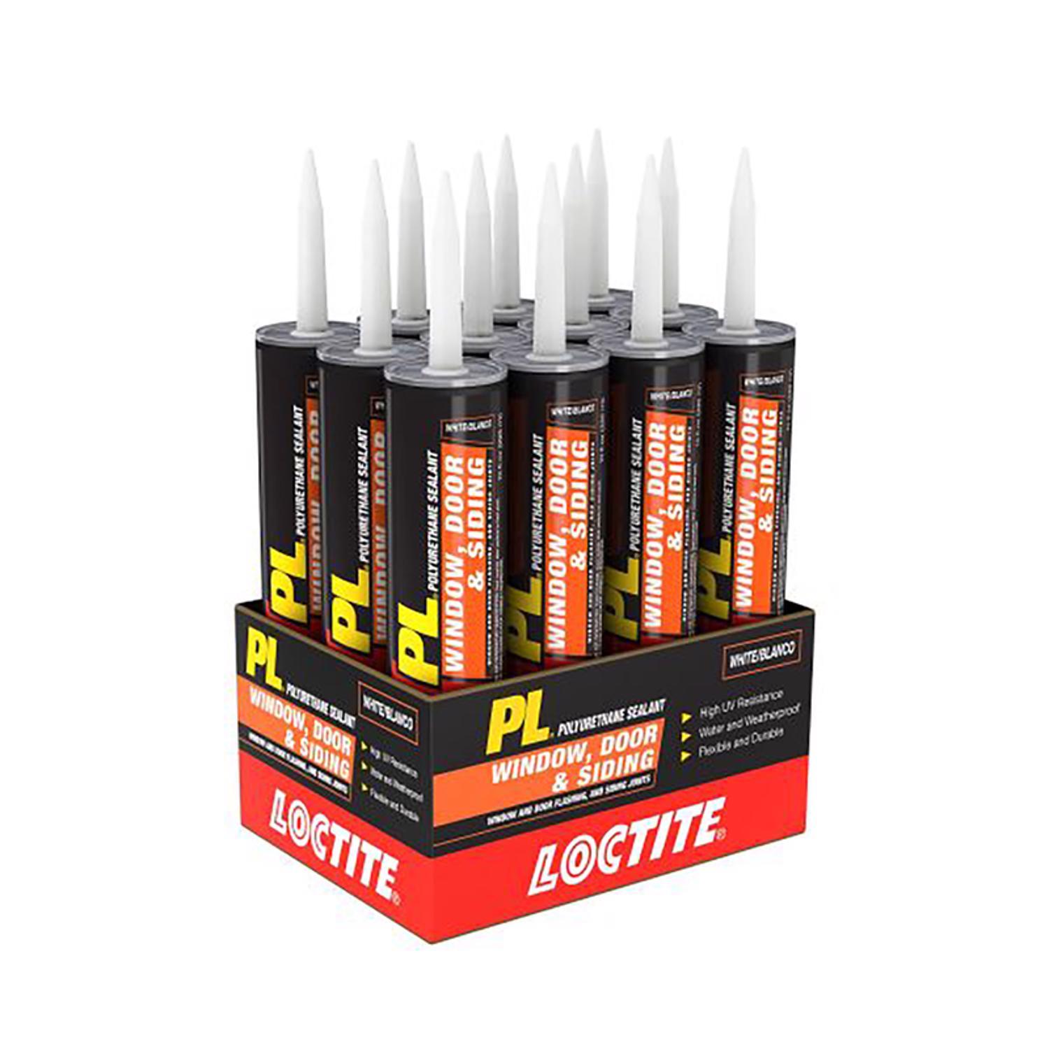 Loctite PL S40 White Polyurethane Door/Siding/ Window Sealant 10 oz