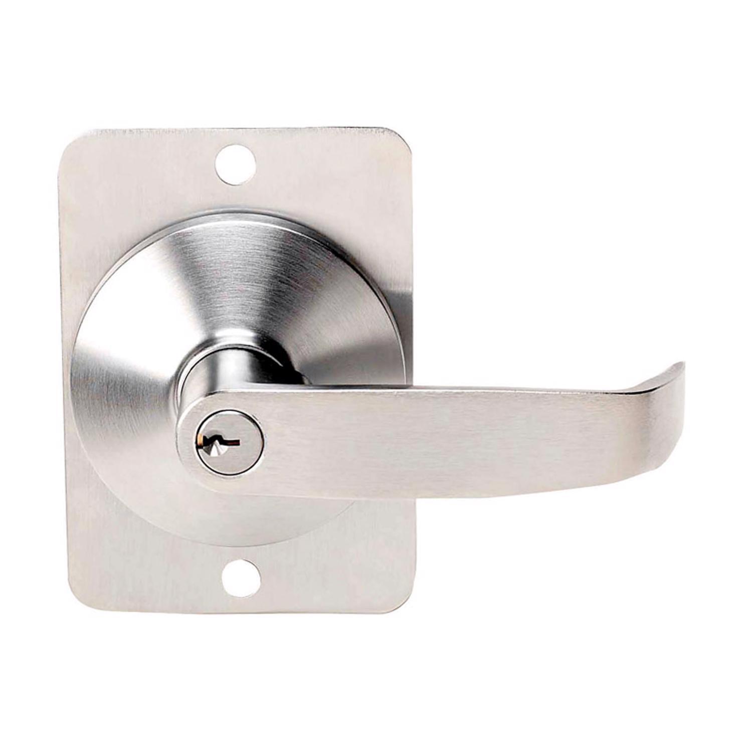 Tell Cortland Satin Chrome Entry Lever 2 in.
