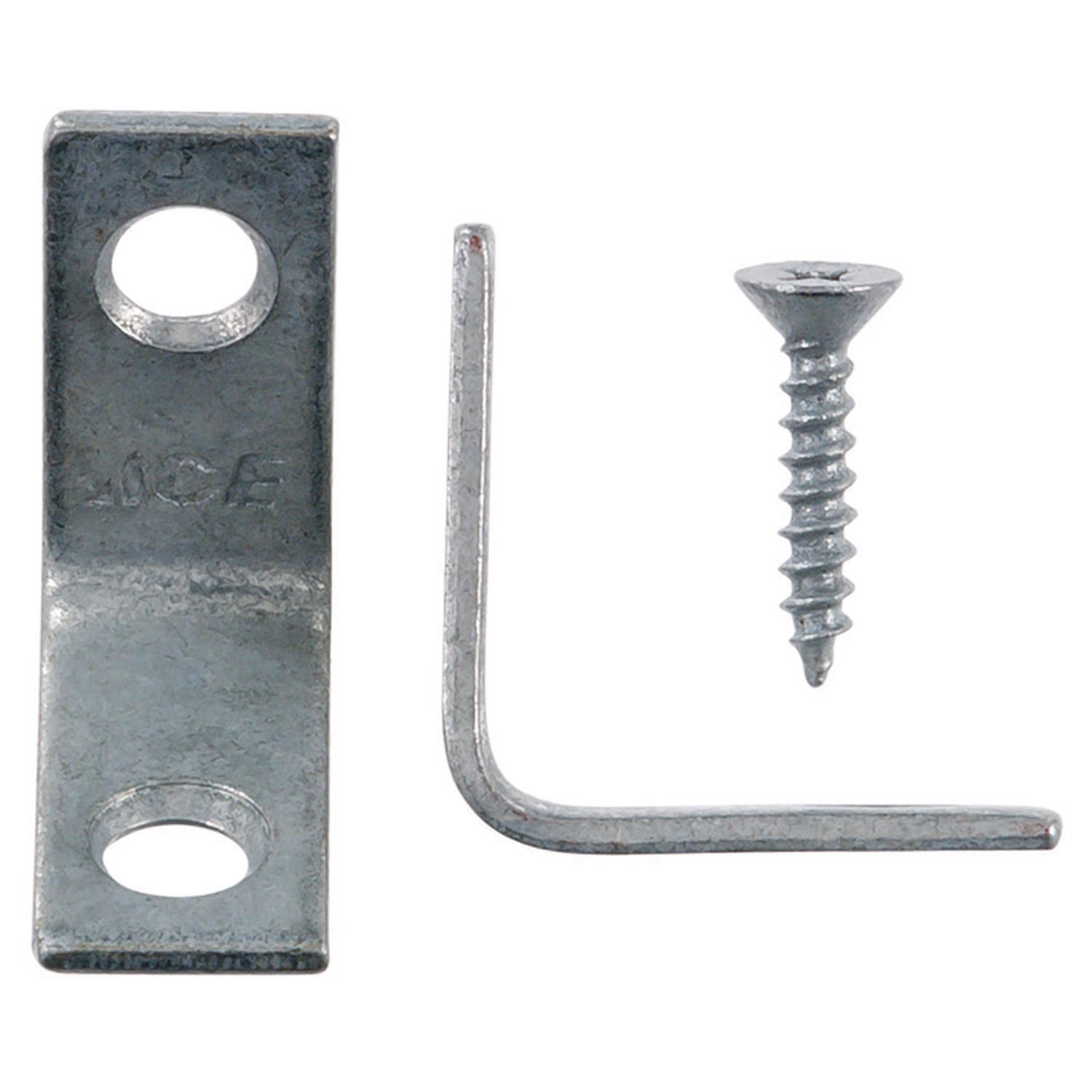 Ace 1 in. H X 2.75 in. W X 1 in. D Steel Inside L Corner Brace