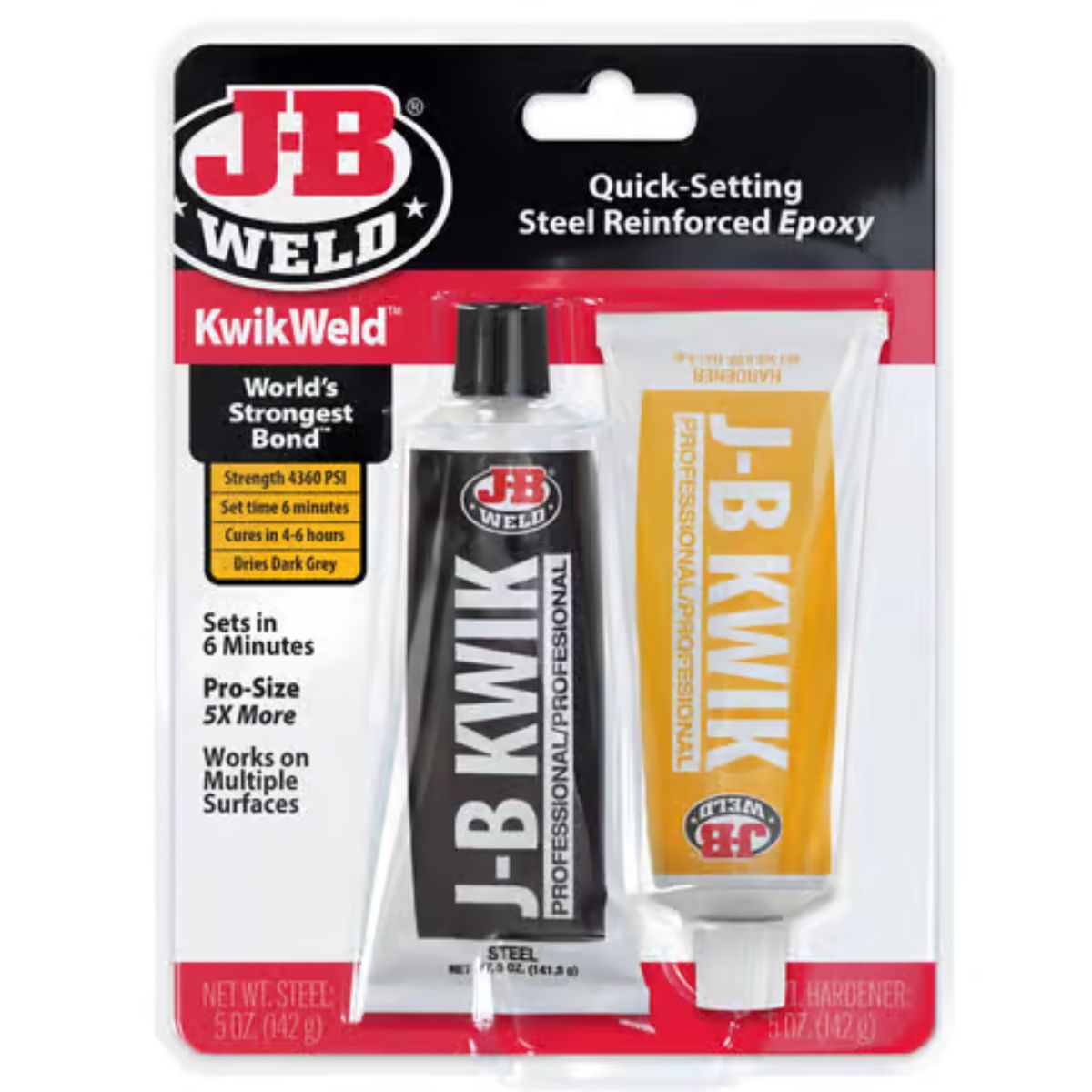 J-B Weld KwikWeld High Strength Automotive Adhesive Paste 10 oz.