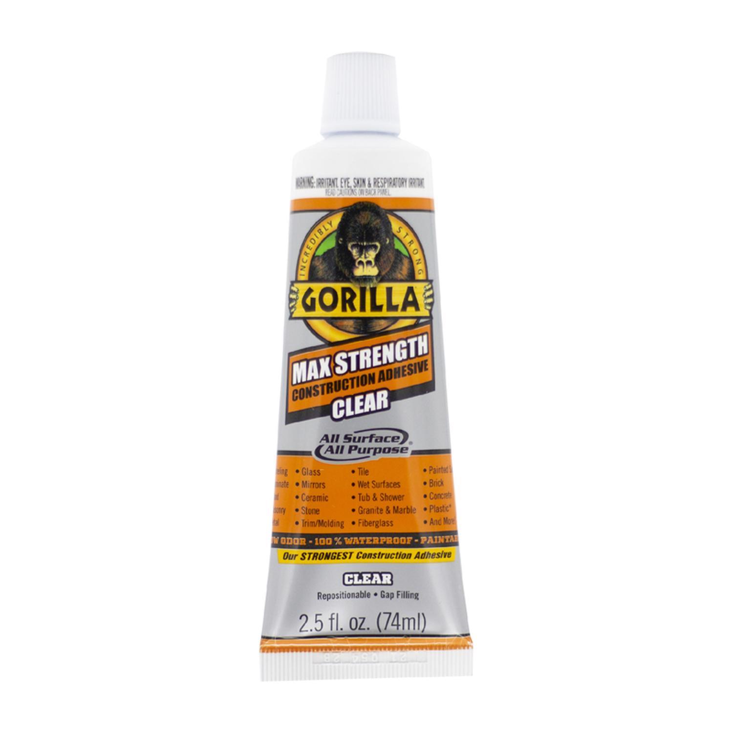 Gorilla All Purpose Construction Adhesive 2.5 oz