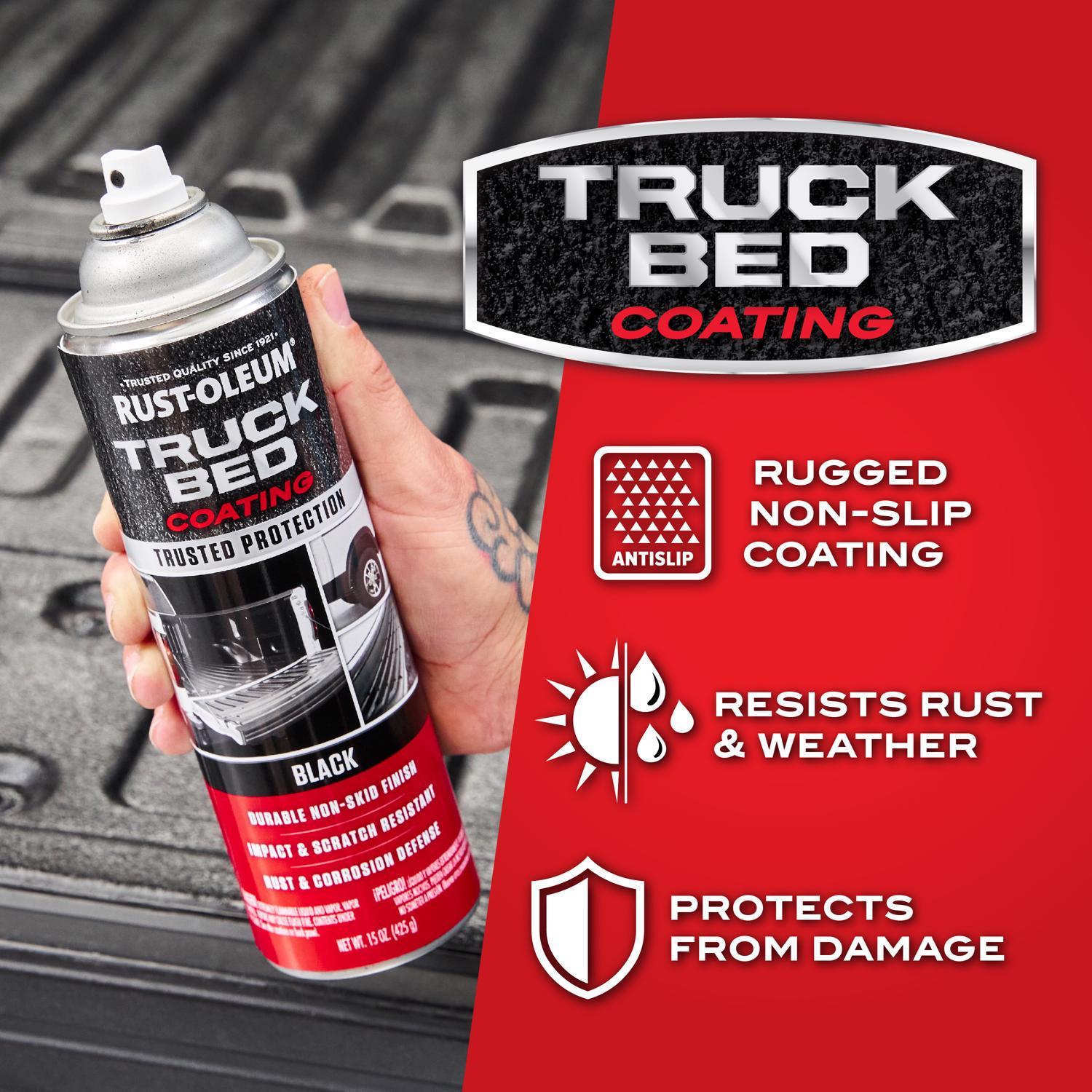 Rust-Oleum Automotive Flat/Matte Black Truck Bed Coating 15 oz
