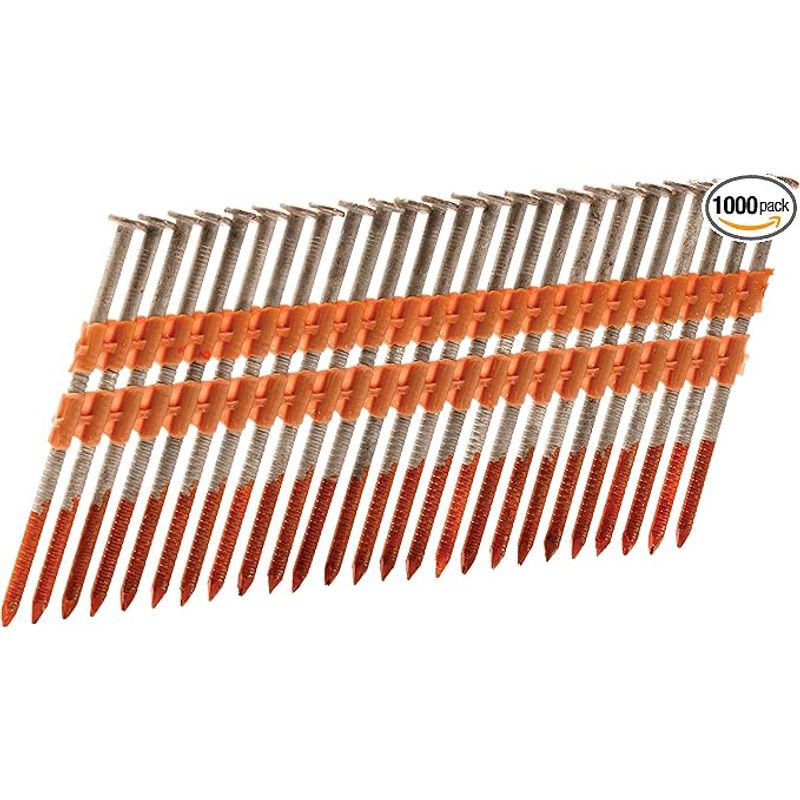 Metabo HPT Framing Nails, 3in. x 0.120in., Hot Dipped Galvanized, 1000 Count