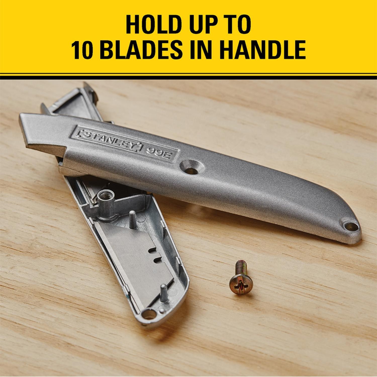 STANLEY Classic 99 6 in. Retractable Utility Knife Gray 1 pk