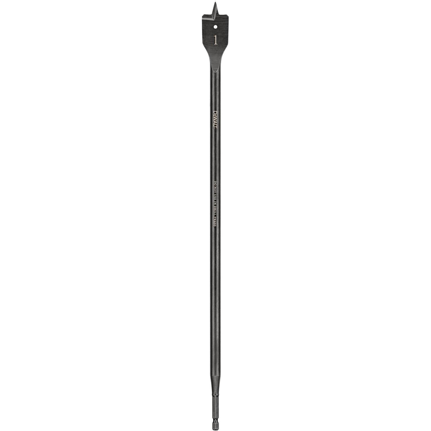 DEWALT 1 in. X 16 in. L Carbon Steel Spade Bit Hex Shank 1 pk