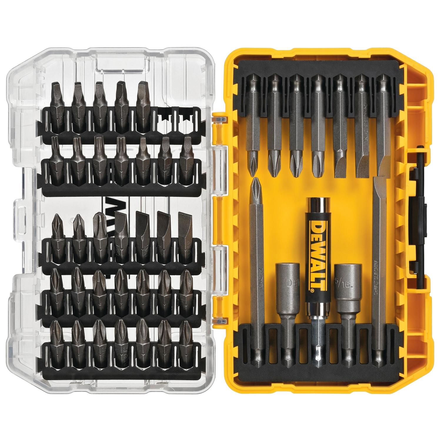 DEWALT 2 in. L Screwdriving Set Heat-Treated Steel 45 pc