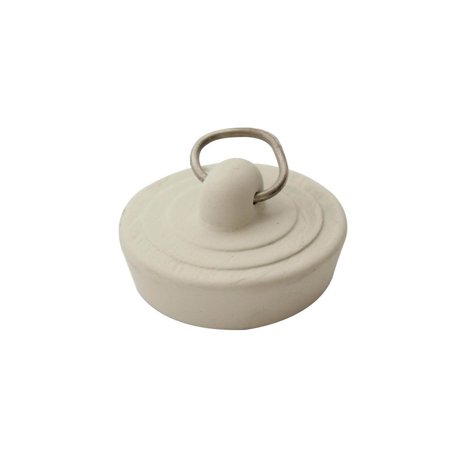 Ace 1-1/4 in. White Rubber Sink Stopper