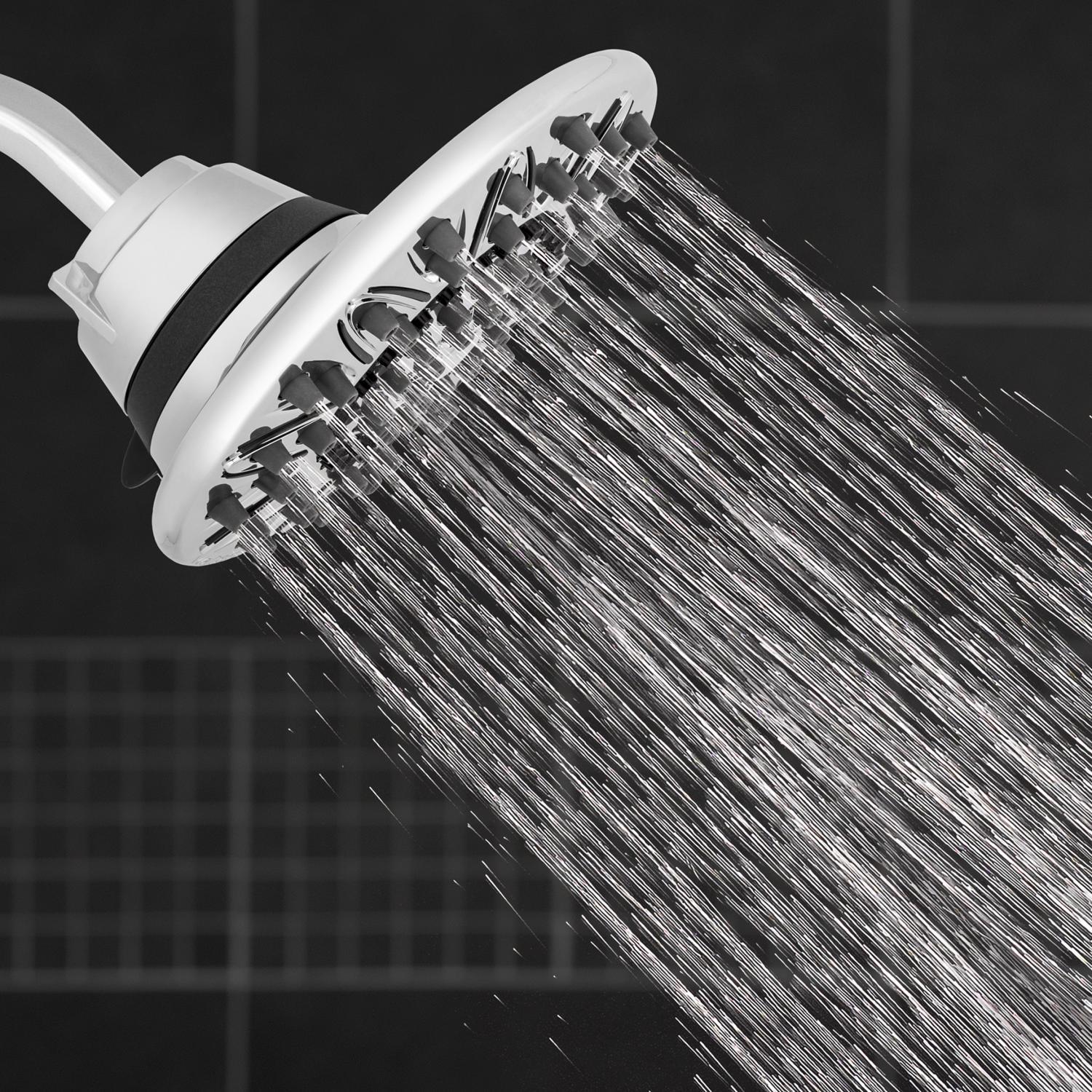 Waterpik EcoFlow Chrome 7 settings Showerhead 1.8 gpm