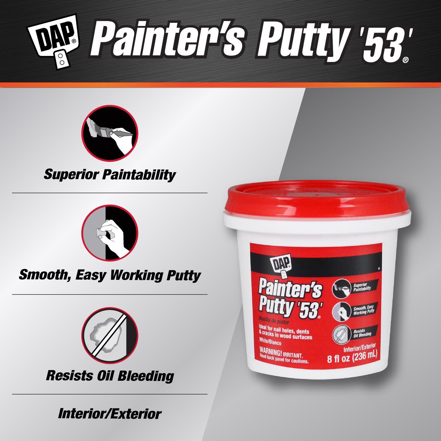 DAP Ready to Use White Painter's Putty 0.5 pt