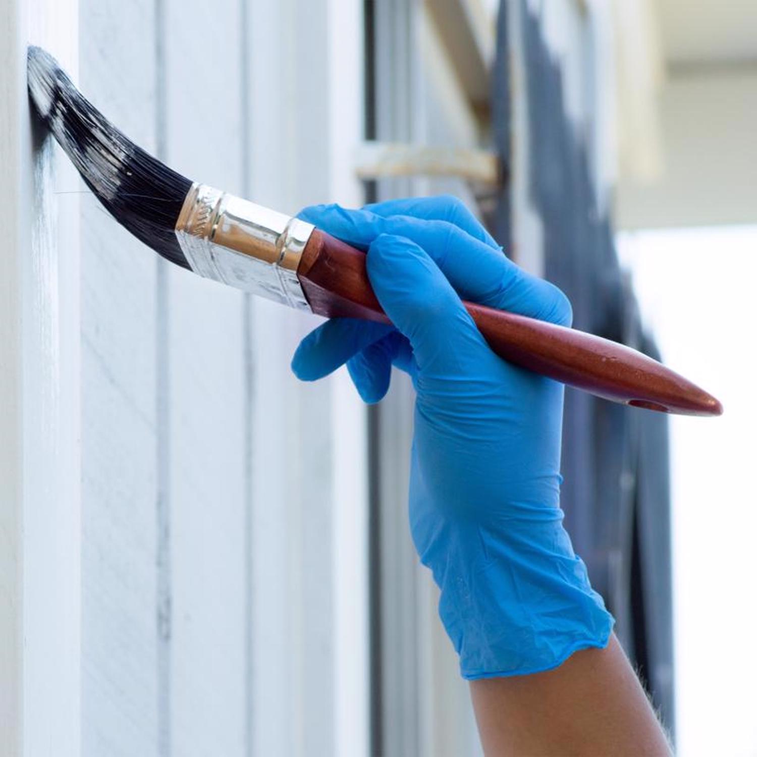 X3 Nitrile Disposable Gloves Large Blue Powder Free 100 pk