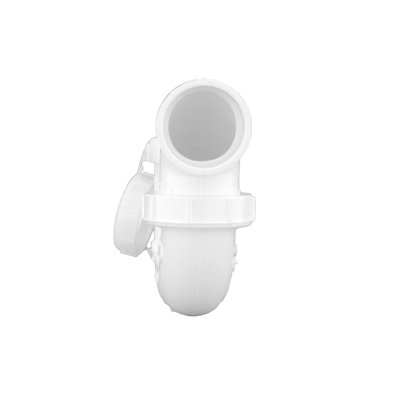 Charlotte Pipe Schedule 40 1-1/2 in. Hub X 1-1/2 in. D Slip PVC P-Trap with Union 1 pk