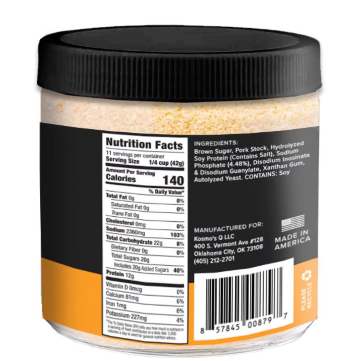 Kosmos Q Injections Original Pork Marinade Mix 16 oz.