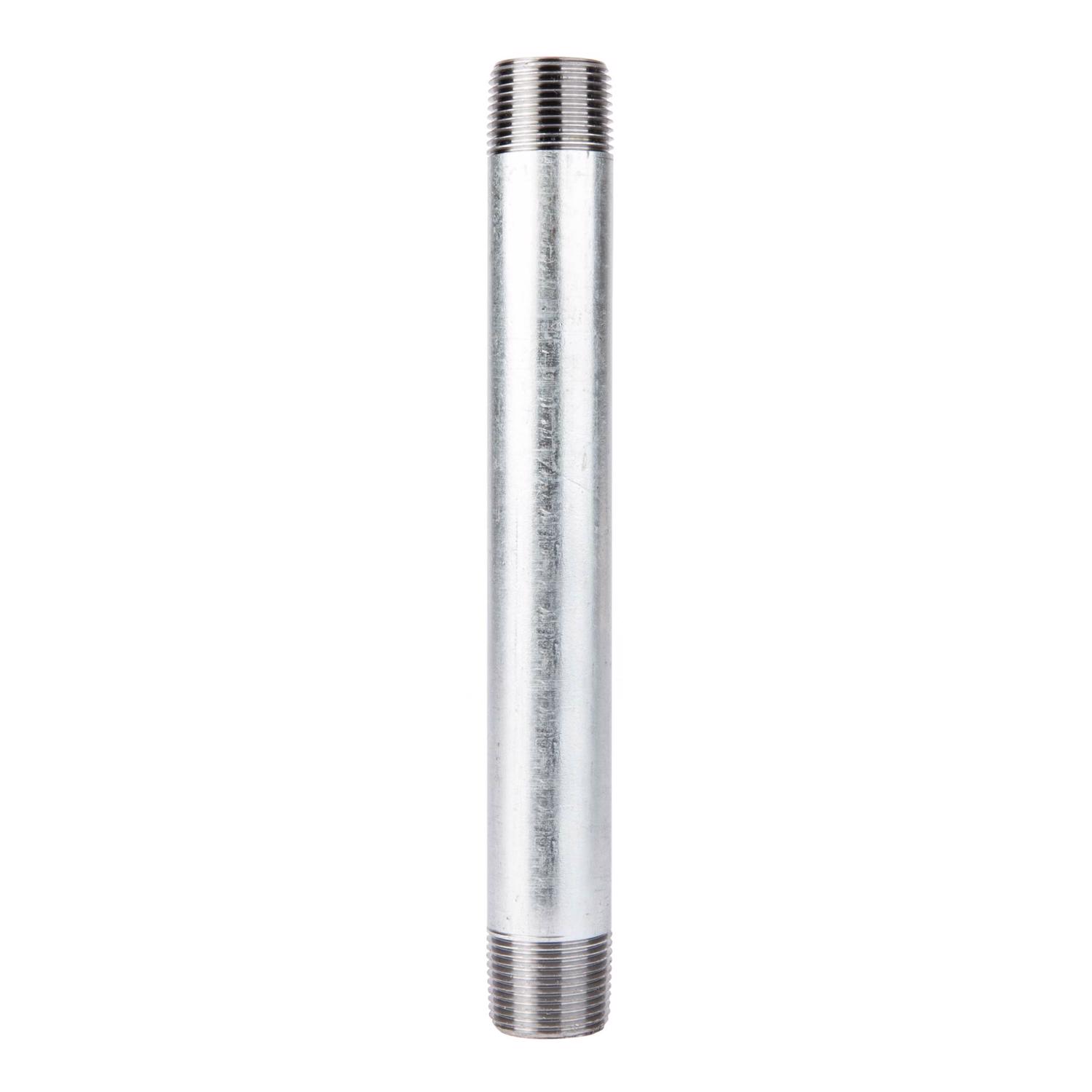 STZ Industries 3/4 in. MIP each X 3/4 in. D MIP Galvanized Steel 8 in. L Nipple