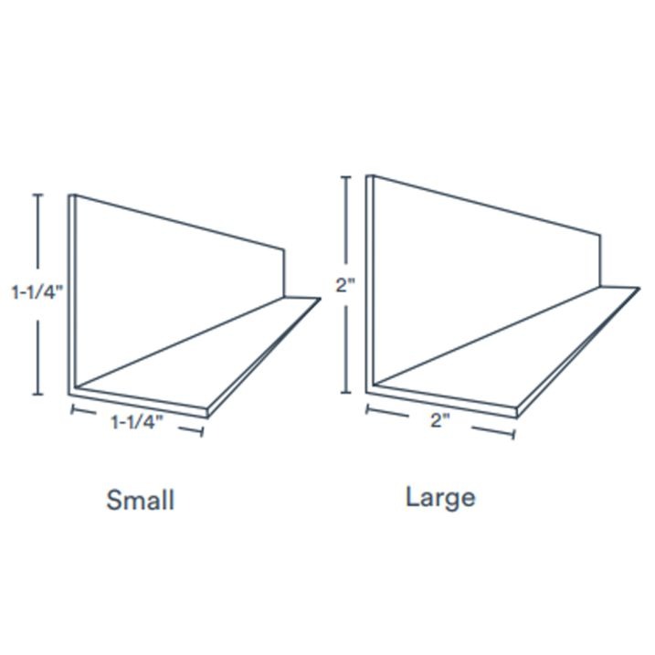Trusscore Outside Corner Large 2x10' White