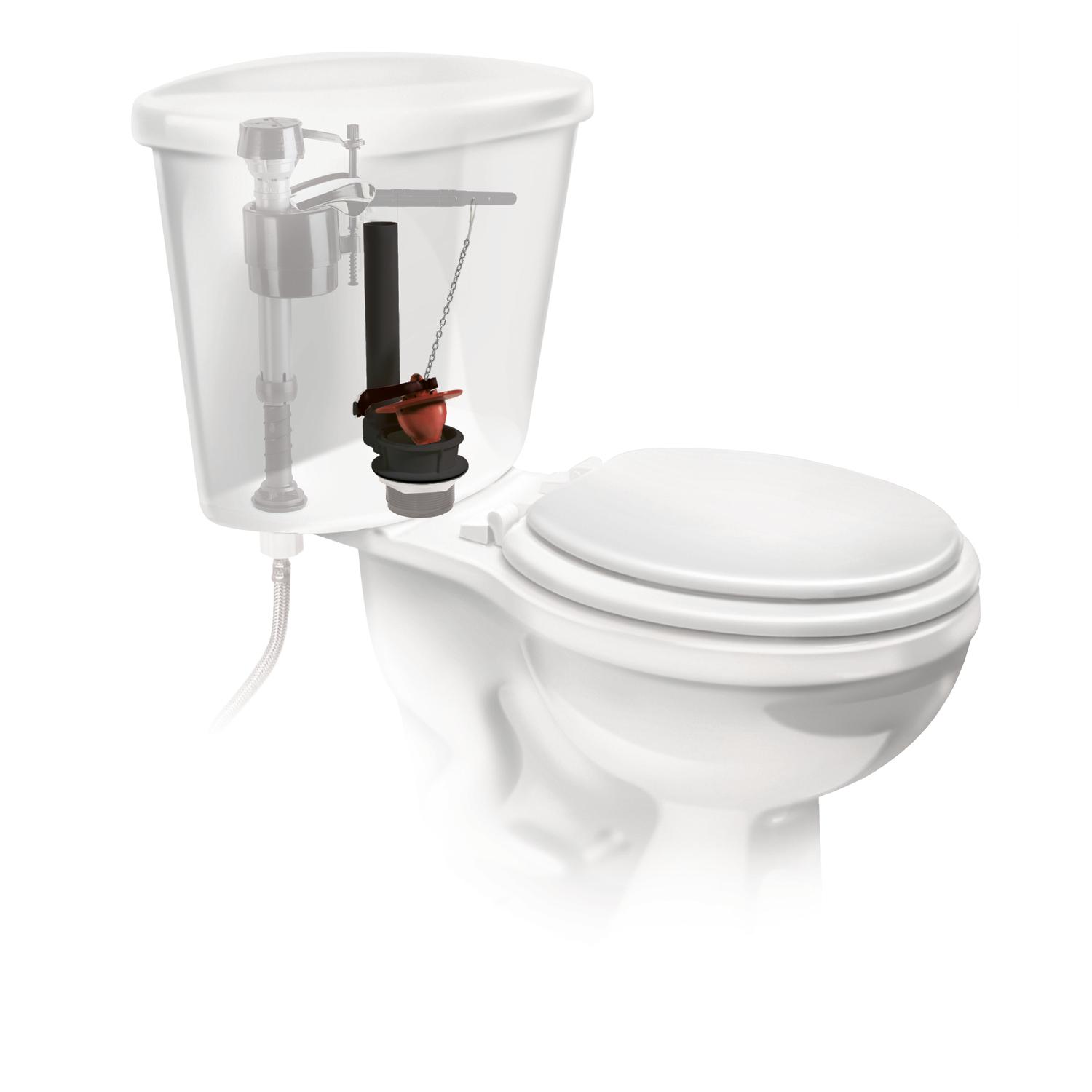 Fluidmaster Toilet Flush Valve Black Plastic For Universal