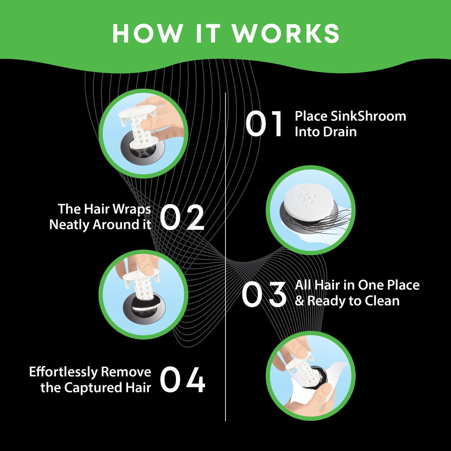 SinkShroom Matte Silicone Hair Catcher