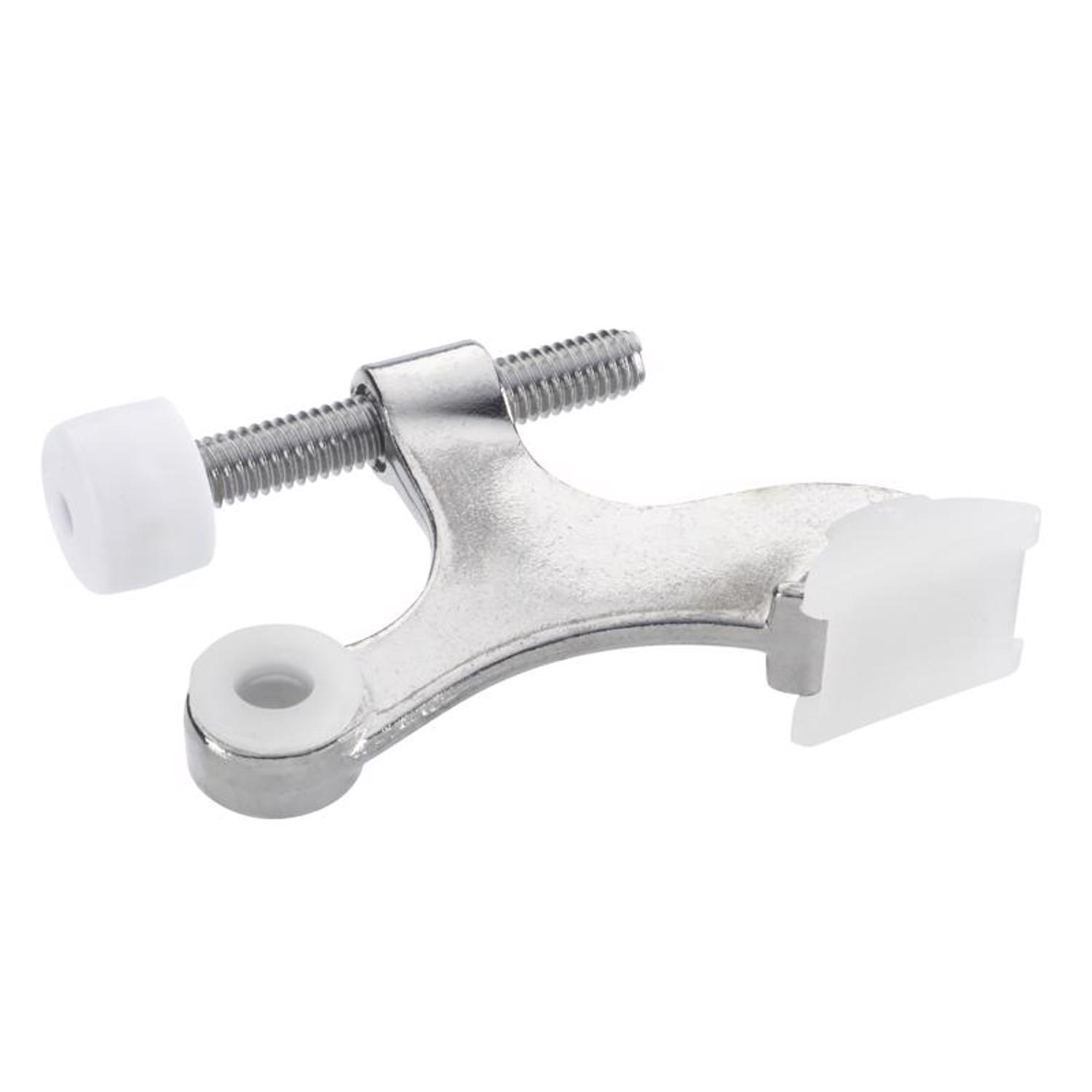 Ace Metal Chrome Silver Hinge Pin Door Stop Mounts to door 0 in.