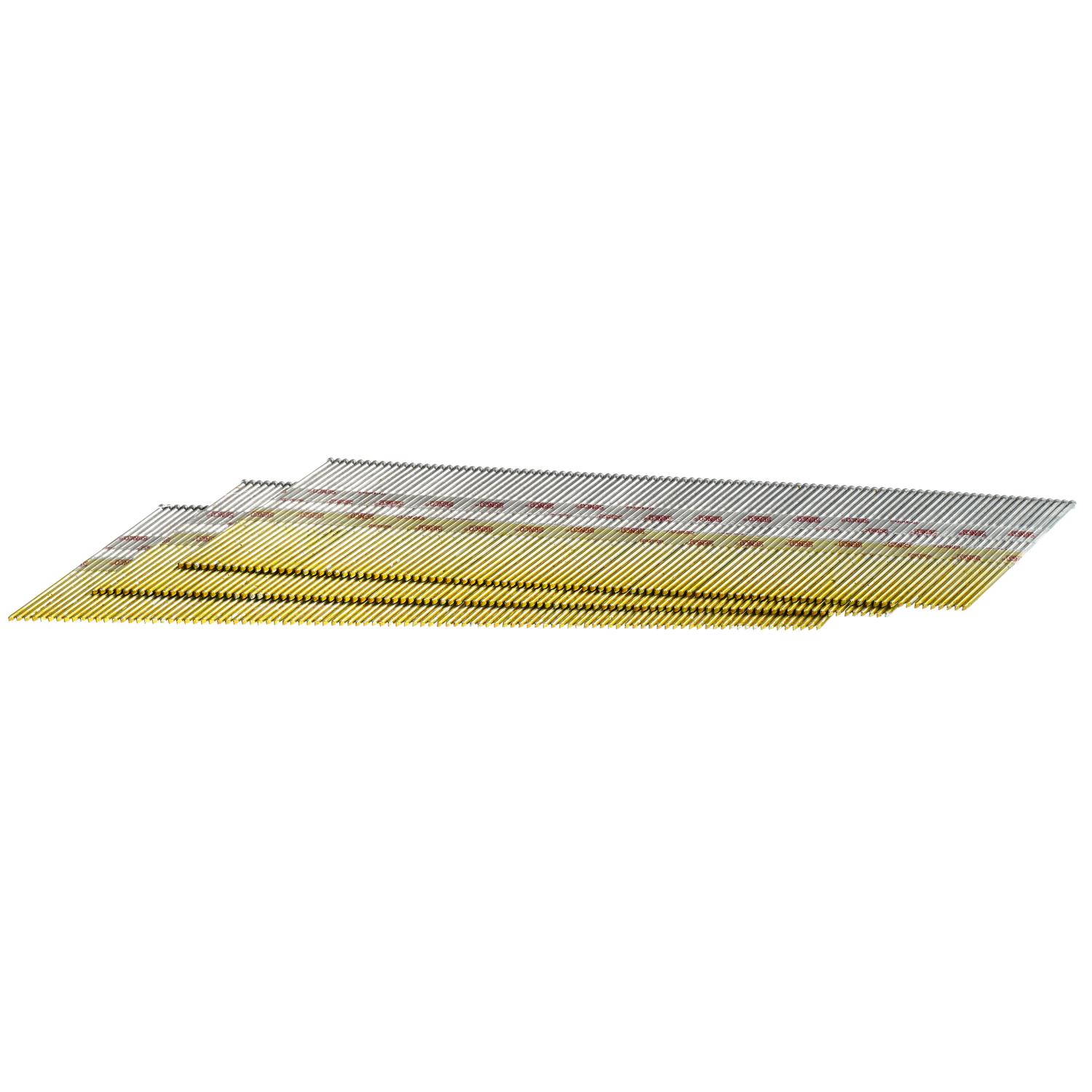 Senco 2-1/2 in. L X 15 Ga. Angled Strip Galvanized Finish Nails 34 deg 3000 pk