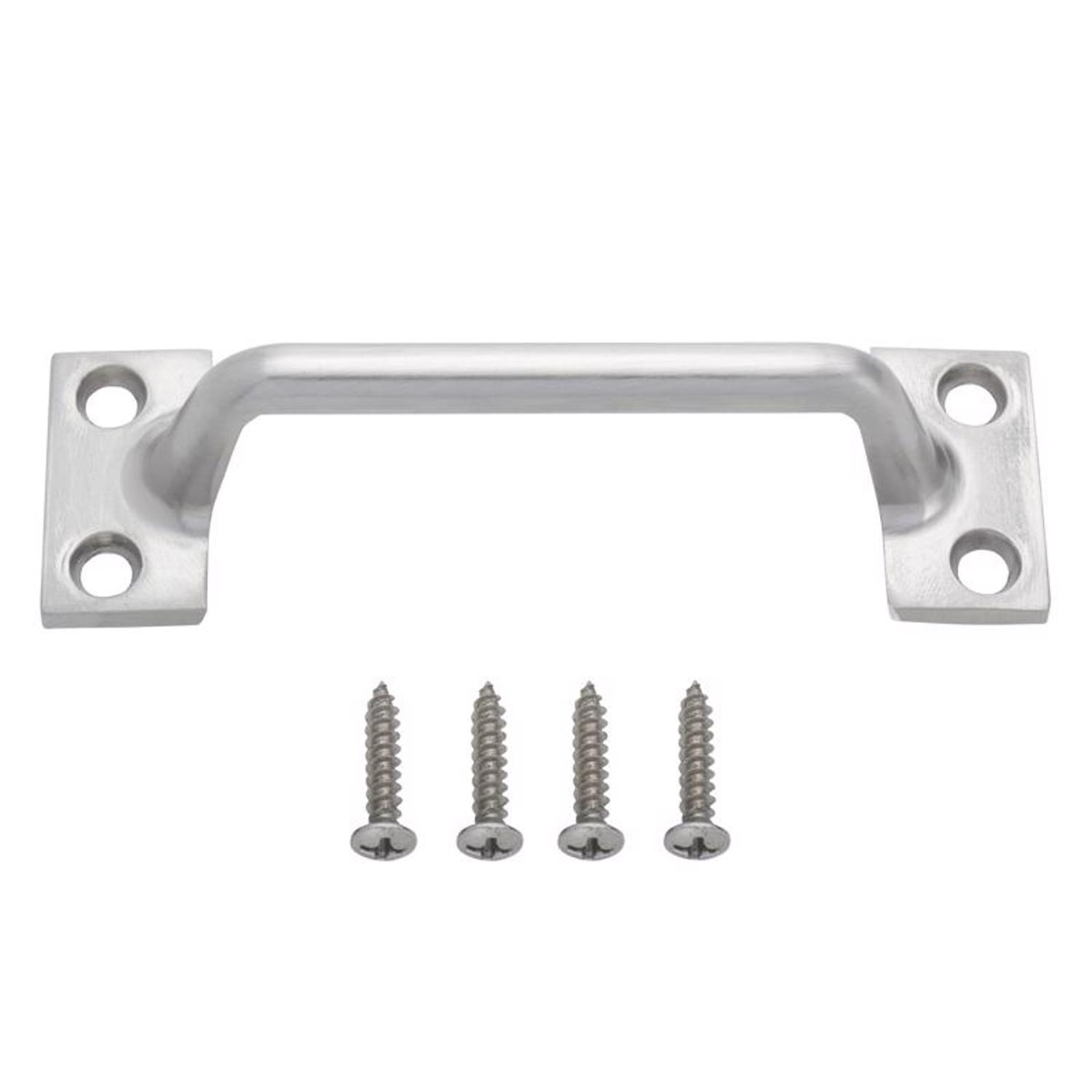 Ace 4 in. L Satin Nickel Nickel Universal Sash Lift Handle 1 pk