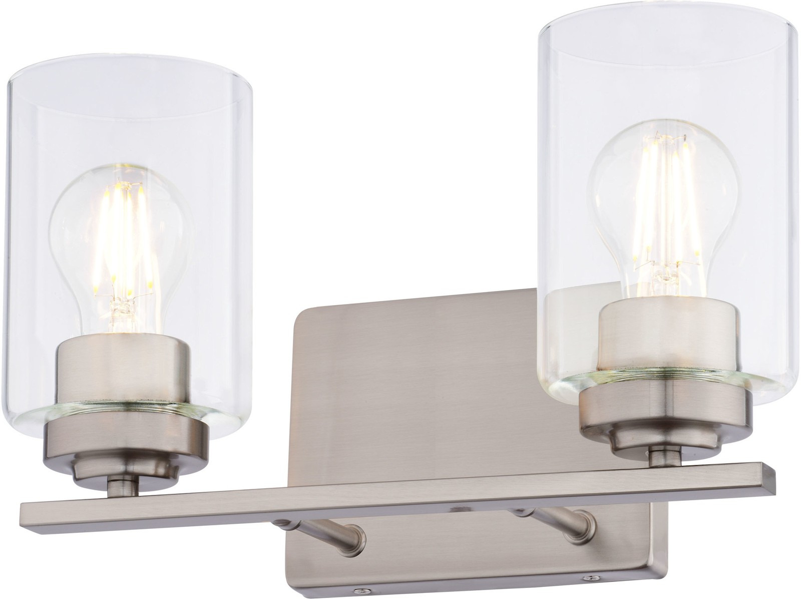 Vaxcel Lighting W0526 Park Ridge 2 Light 13 in.W Vanity Light - Nickel