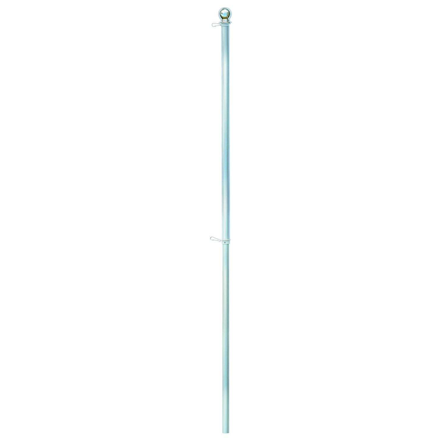 Valley Forge 5 ft. L Aluminum Flag Pole Brushed