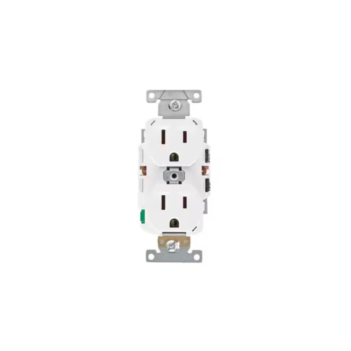 Leviton Lever Edge 15 amps 125 V White Outlet 1 Pack