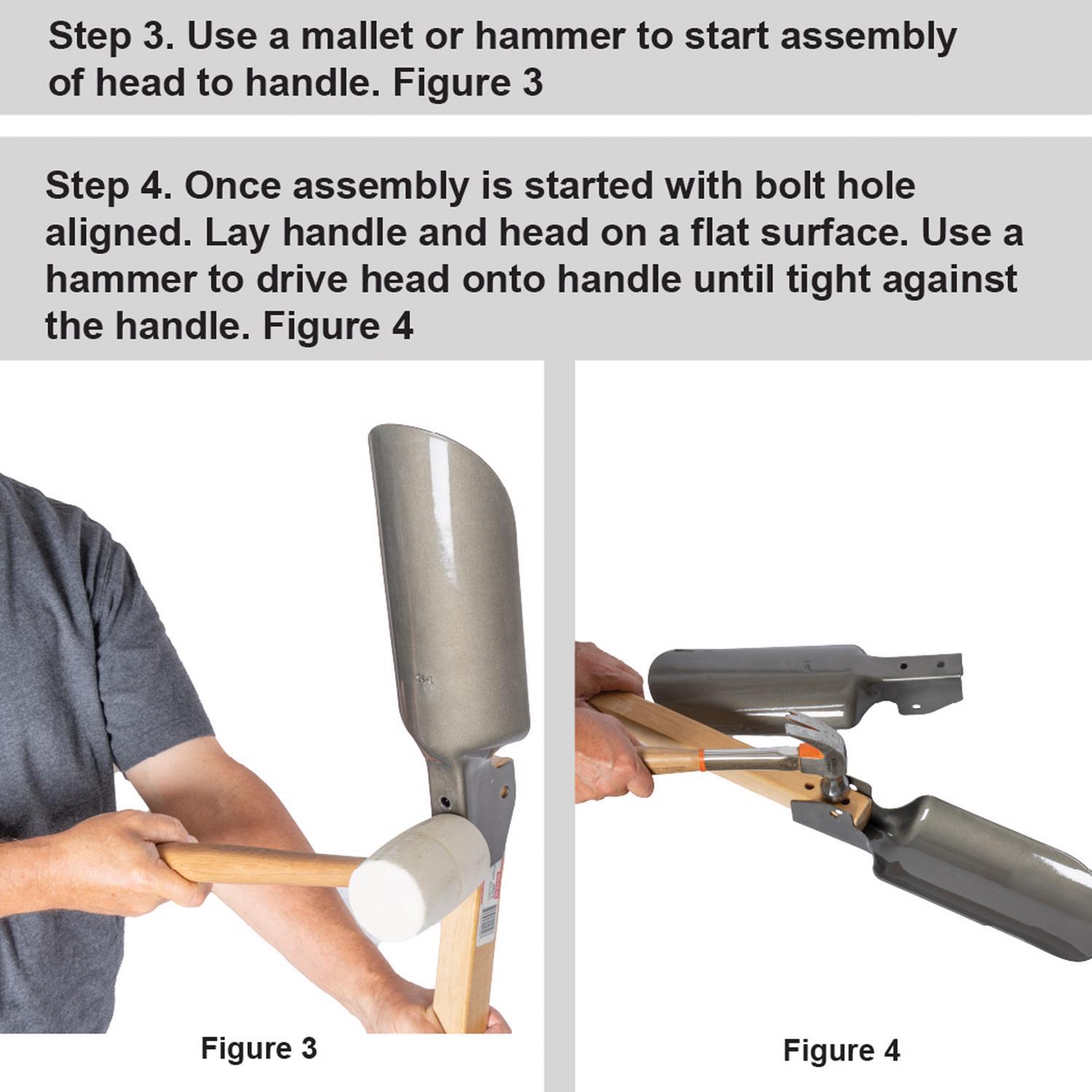 Truper 48 in. Wood Post Hole Digger Replacement Handle