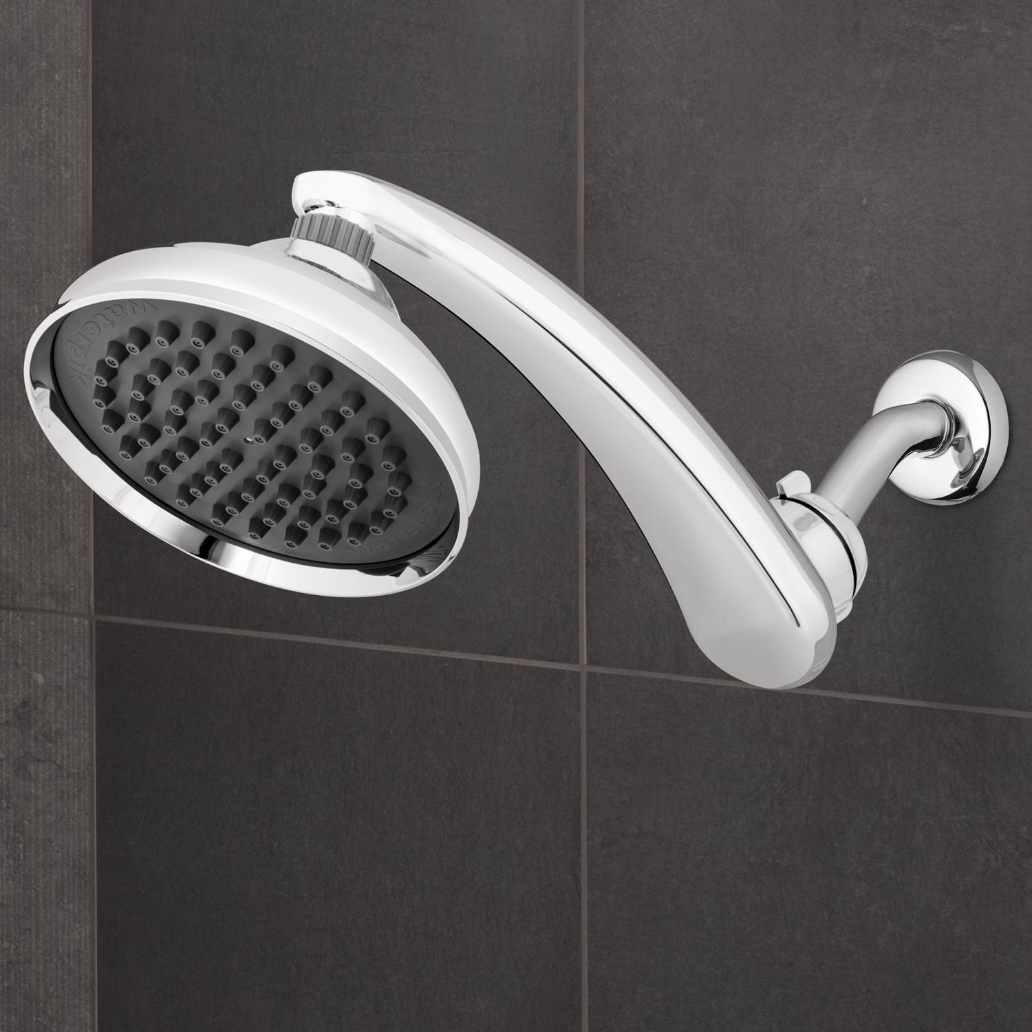 Waterpik Chrome 1 settings Showerhead 1.8 gpm
