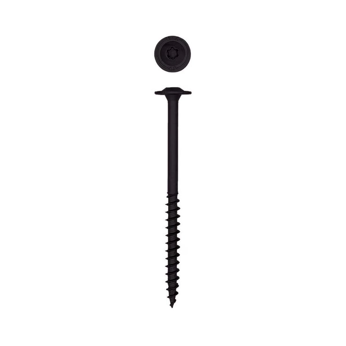 SPAX PowerLags 5/16 in. x 4-1/2 in. L Washer High Corrosion Resistant Carbon Steel Lag Screw 12 Pack