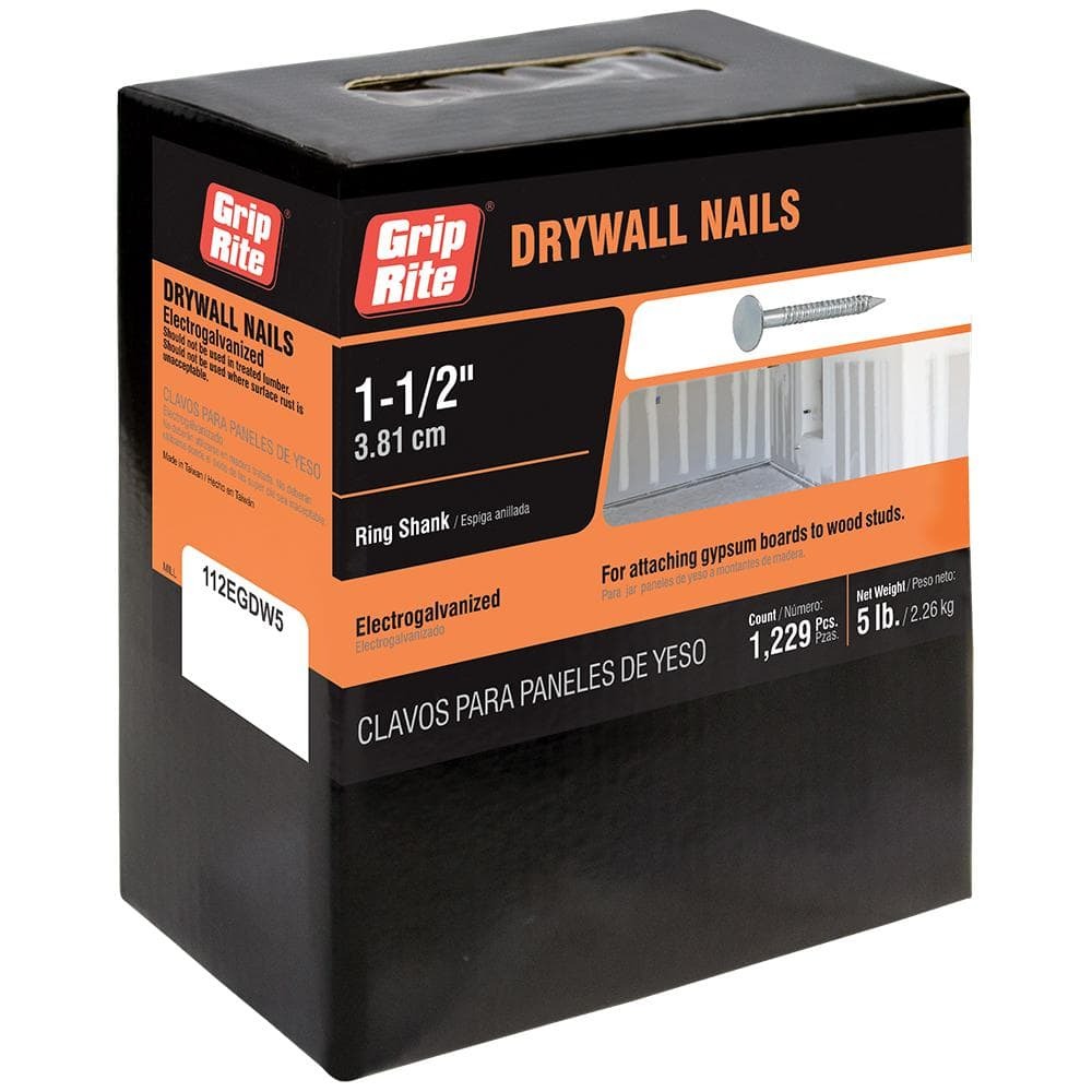Grip-Rite Nail S/R Galv 1.5" 5#