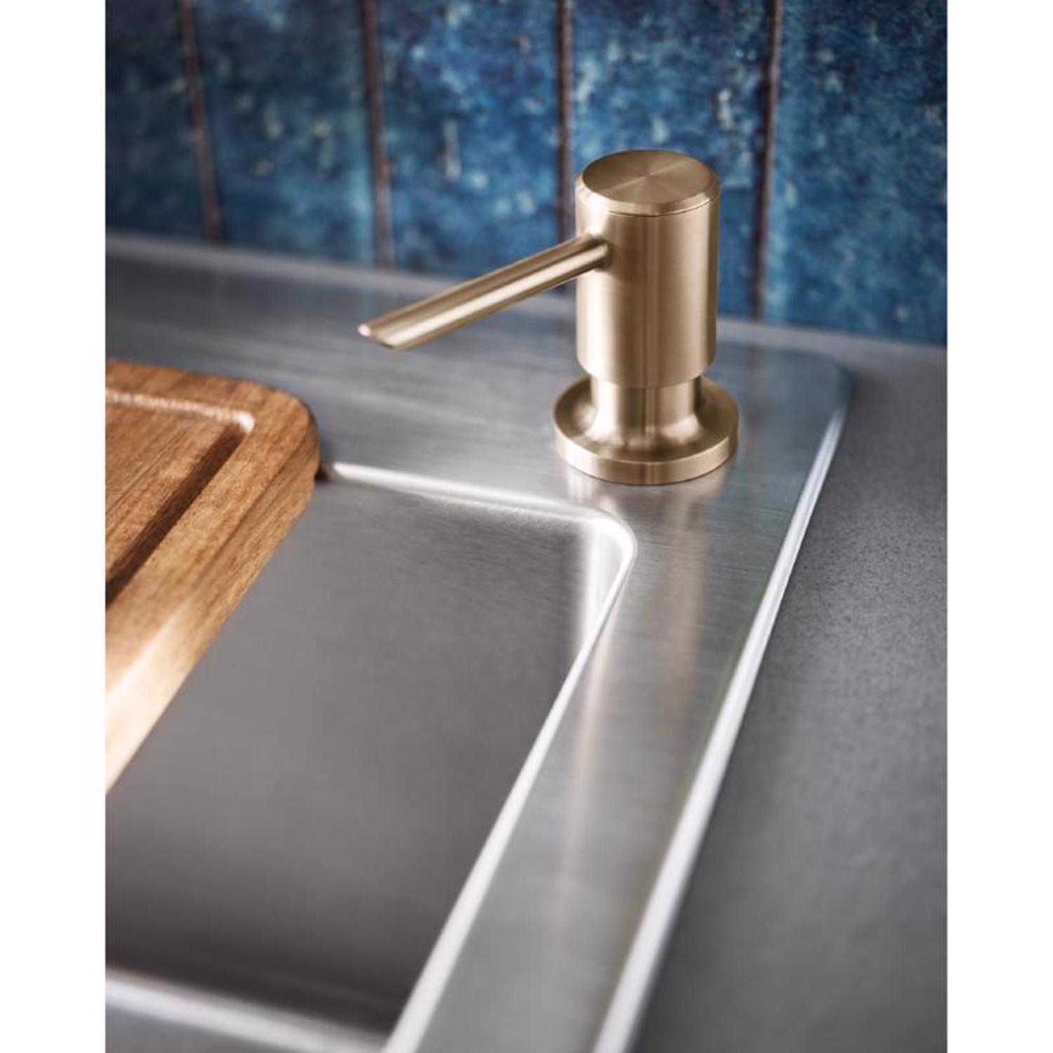 Moen Nolia One Handle Bronzed Gold Pull-Down Kitchen Faucet