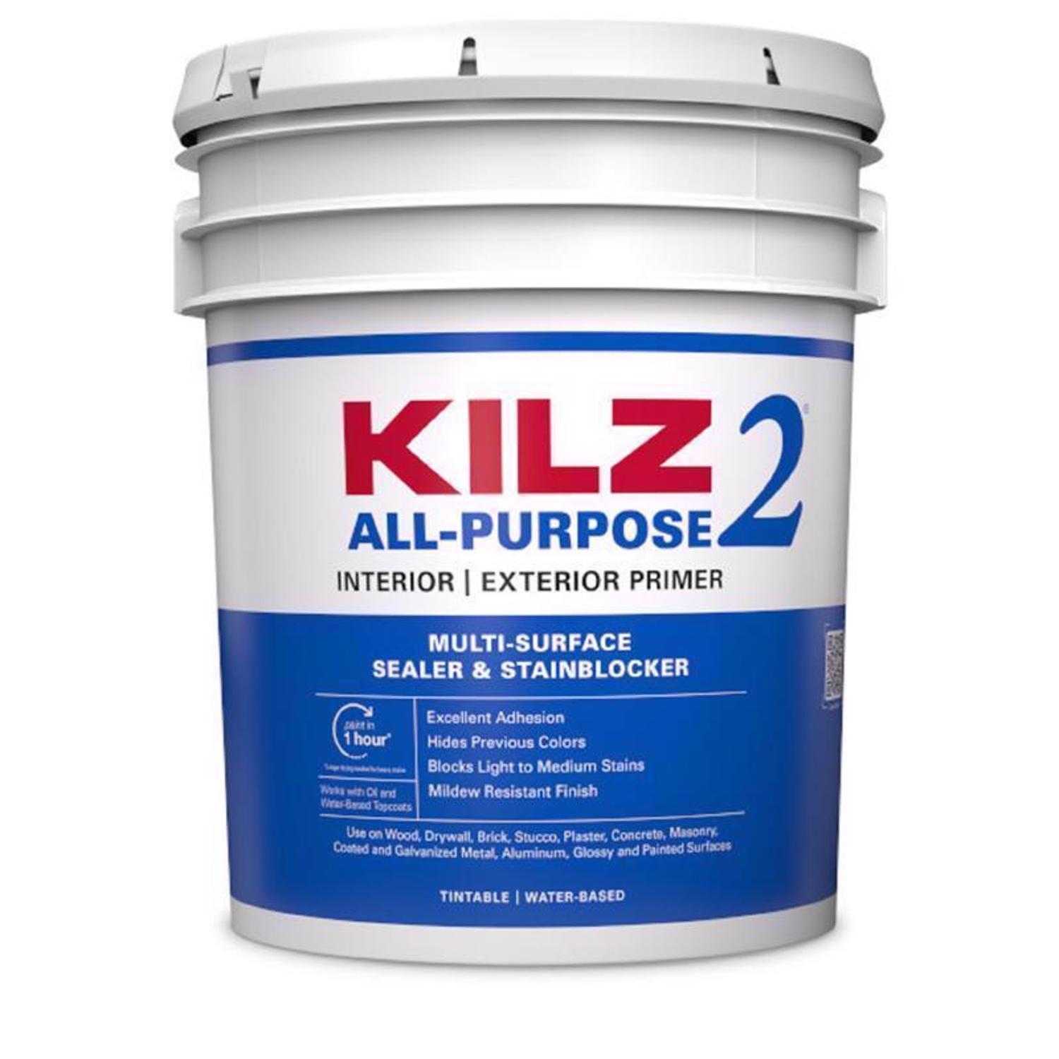 Kilz White Water-Based Stain Blocking Primer 5 gal